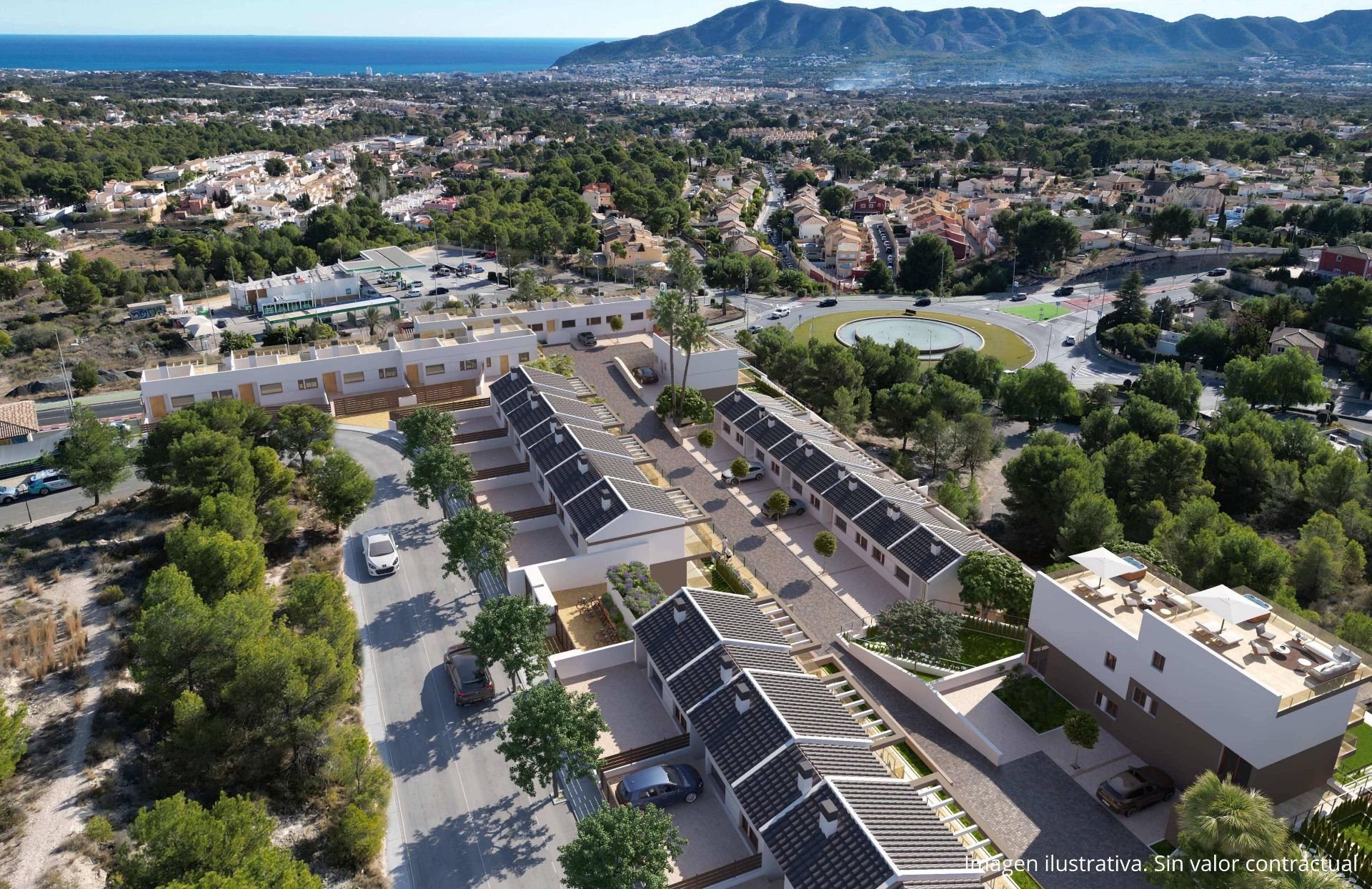 House in La Nucia, Alicante, Spanien 4 Schlafzimmer, 169 m2 Nr. 95383