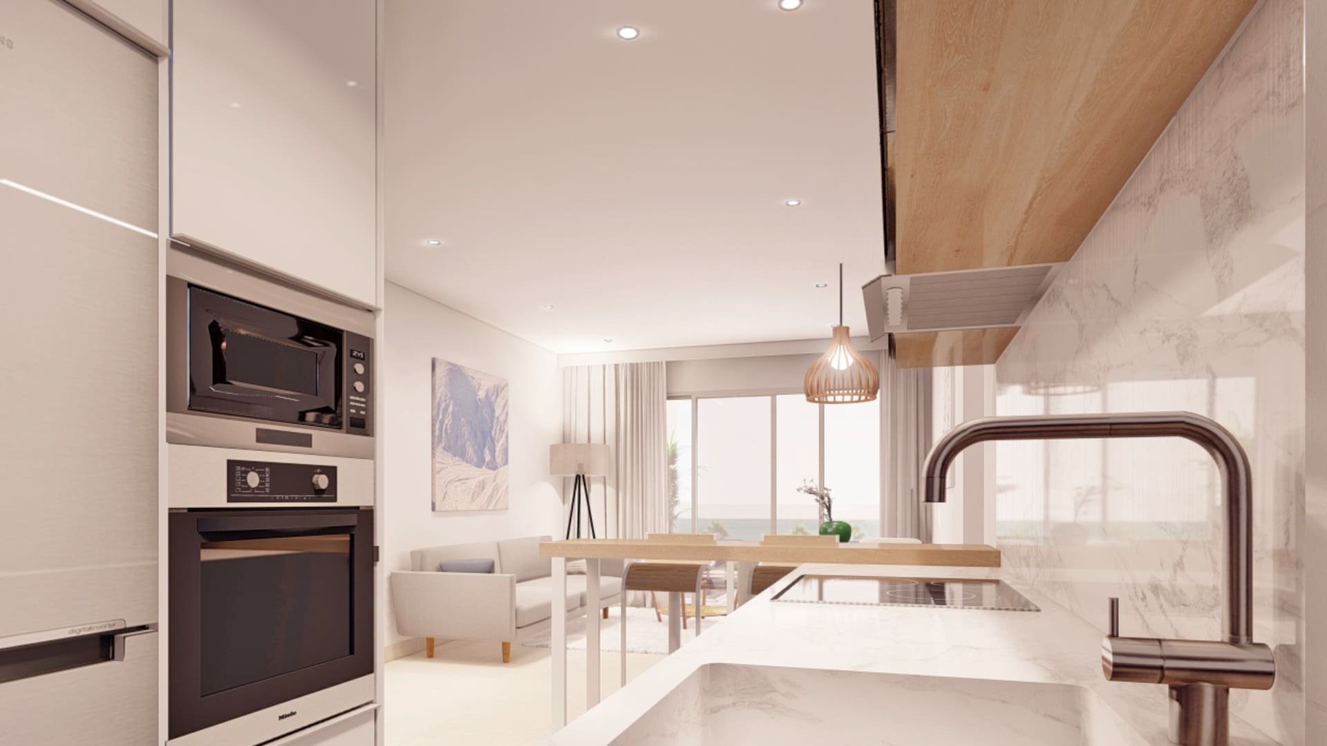 Kattohuoneisto Residencial Lamar Luxury VII, Pilar de la Horadada, Alicante, Espanja 2 makuuhuonetta, 60.51 m2 No. 90816