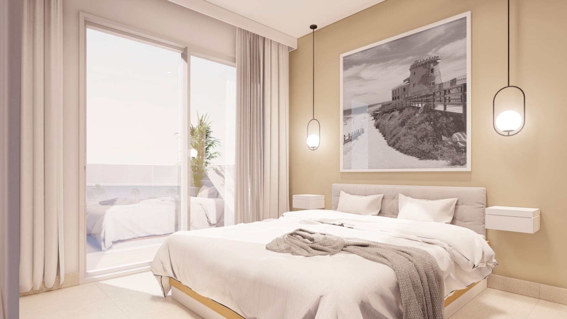 Kattohuoneisto Residencial Lamar Luxury VII, Pilar de la Horadada, Alicante, Espanja 2 makuuhuonetta, 60.51 m2 No. 90816