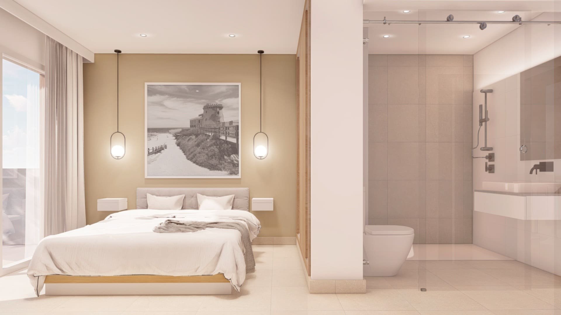 Kattohuoneisto Residencial Lamar Luxury VII, Pilar de la Horadada, Alicante, Espanja 2 makuuhuonetta, 60.51 m2 No. 90816