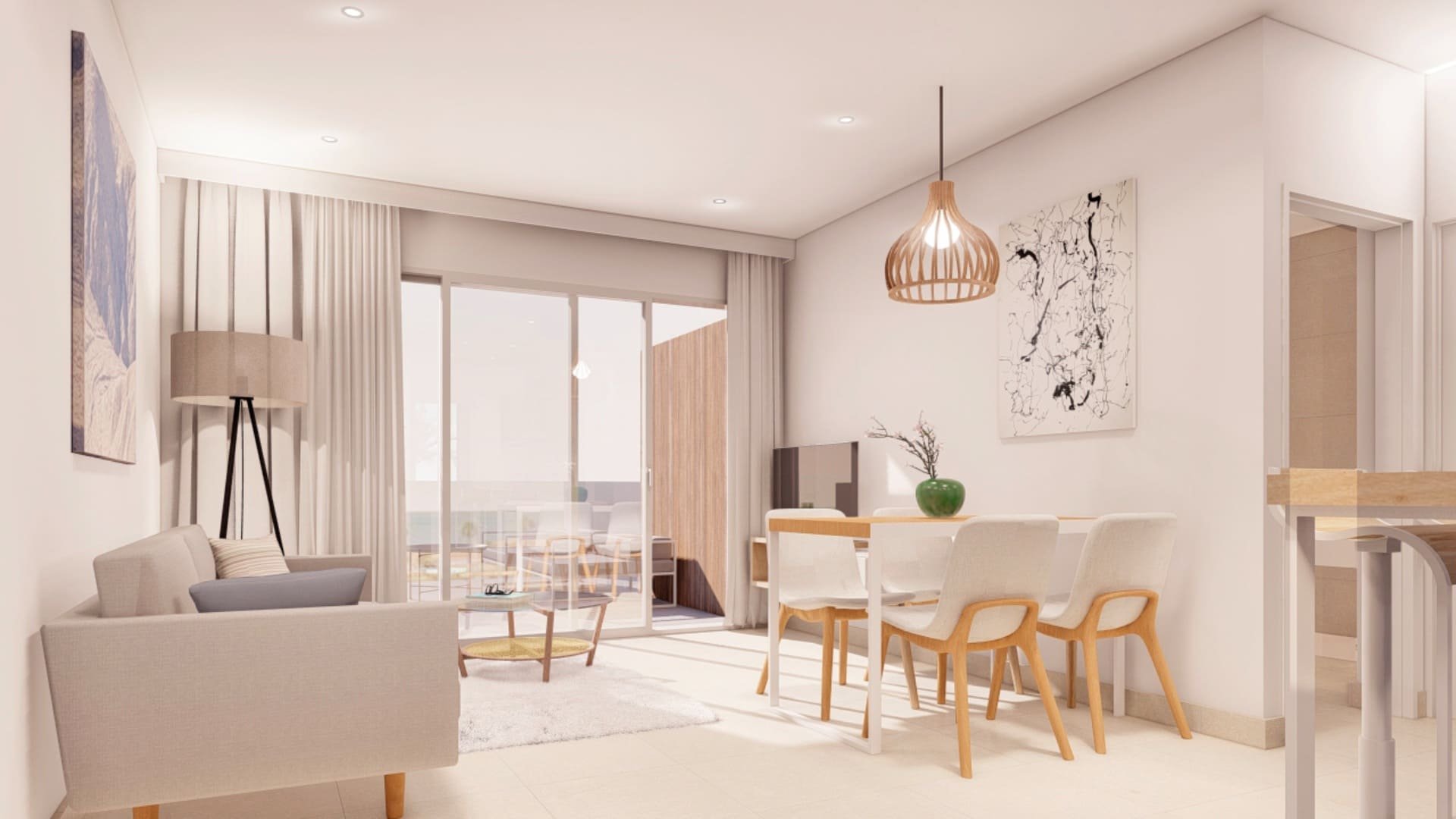 Kattohuoneisto Residencial Lamar Luxury VII, Pilar de la Horadada, Alicante, Espanja 2 makuuhuonetta, 60.51 m2 No. 90816