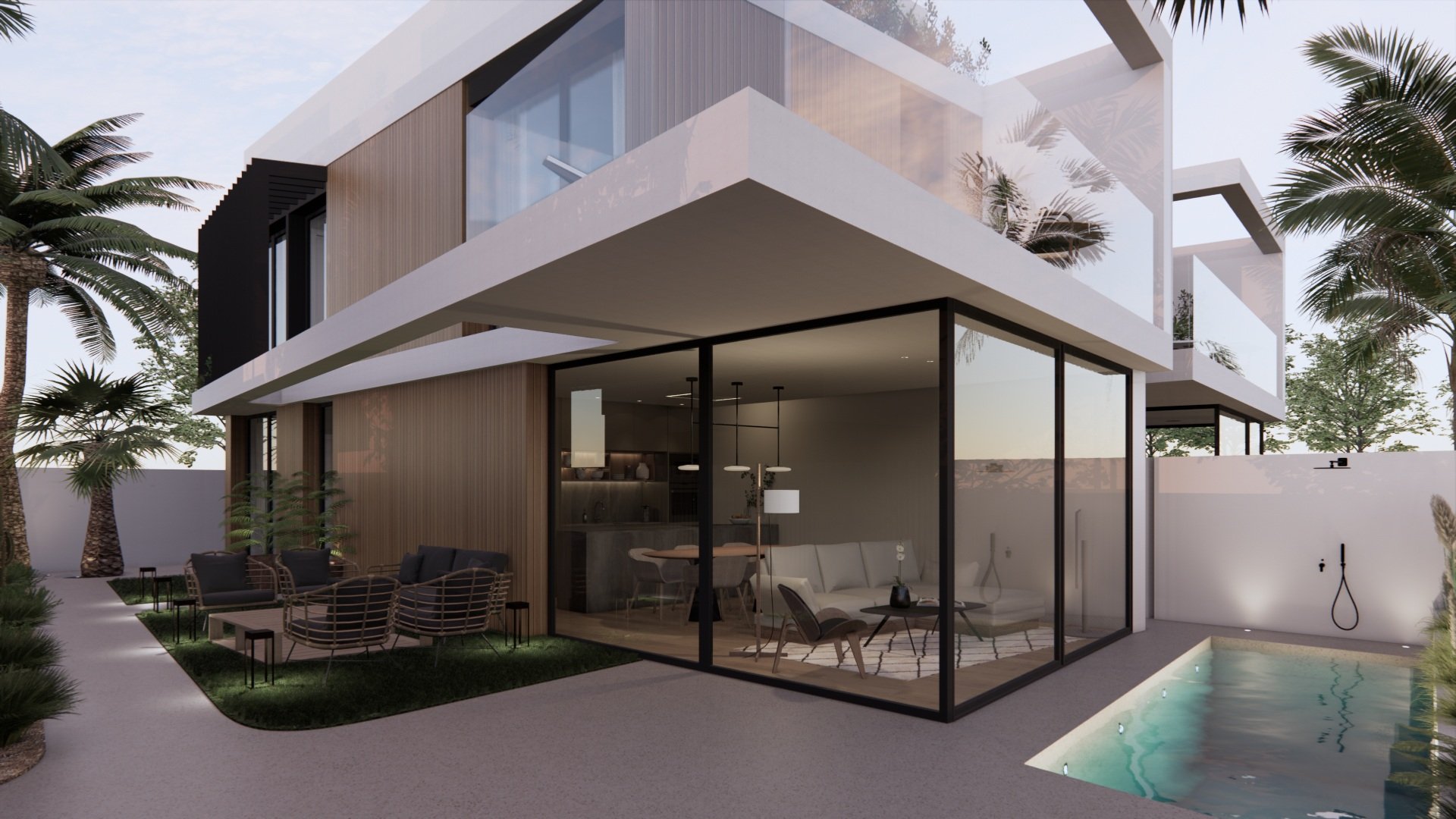 Villa in La Pinada Nature Resort, Torre de la Horadada, Alicante, Spanien 3 Schlafzimmer, 258.36 m2 Nr. 90821