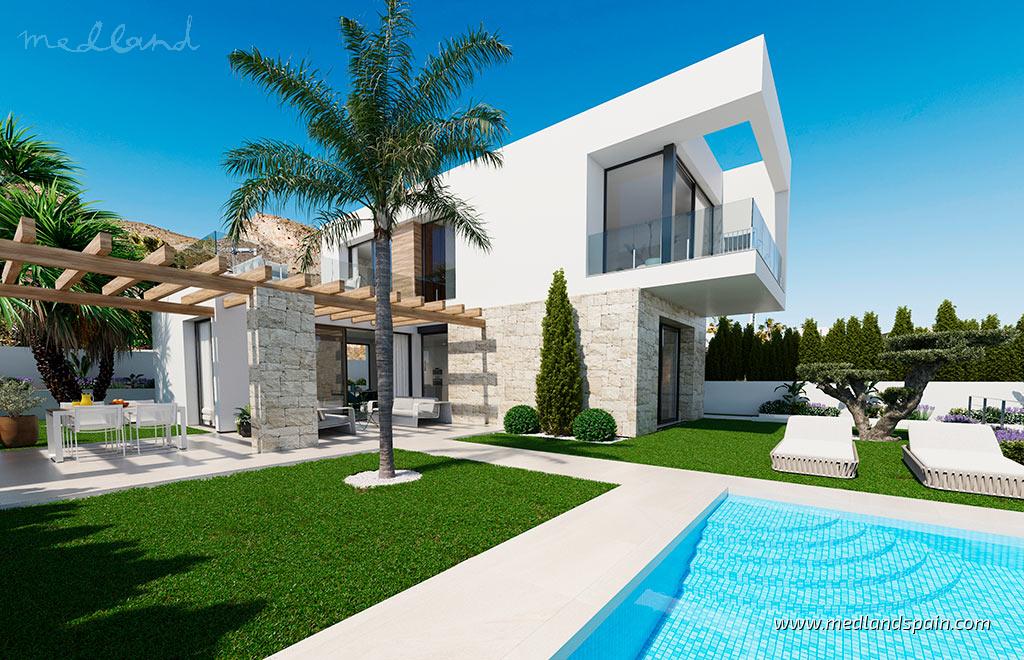Villa i Finestrat, Alicante, Spanien 3 sovrum, 155 kvm. Nr. 108728