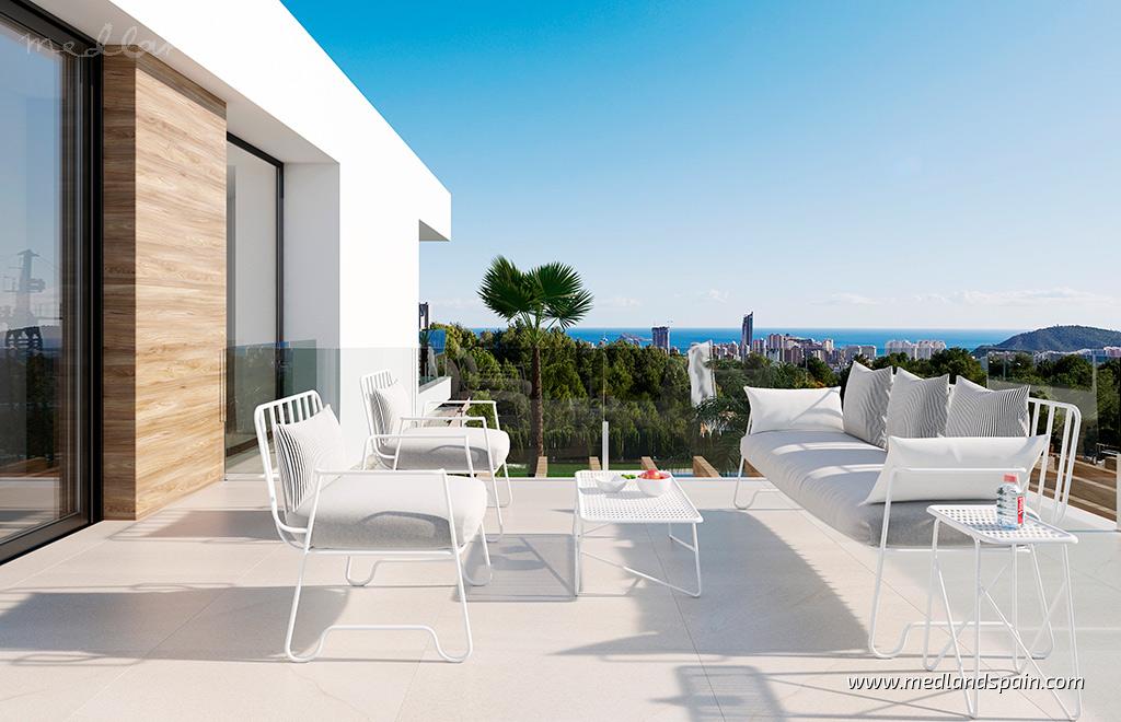 Villa i Finestrat, Alicante, Spanien 3 sovrum, 155 kvm. Nr. 108728