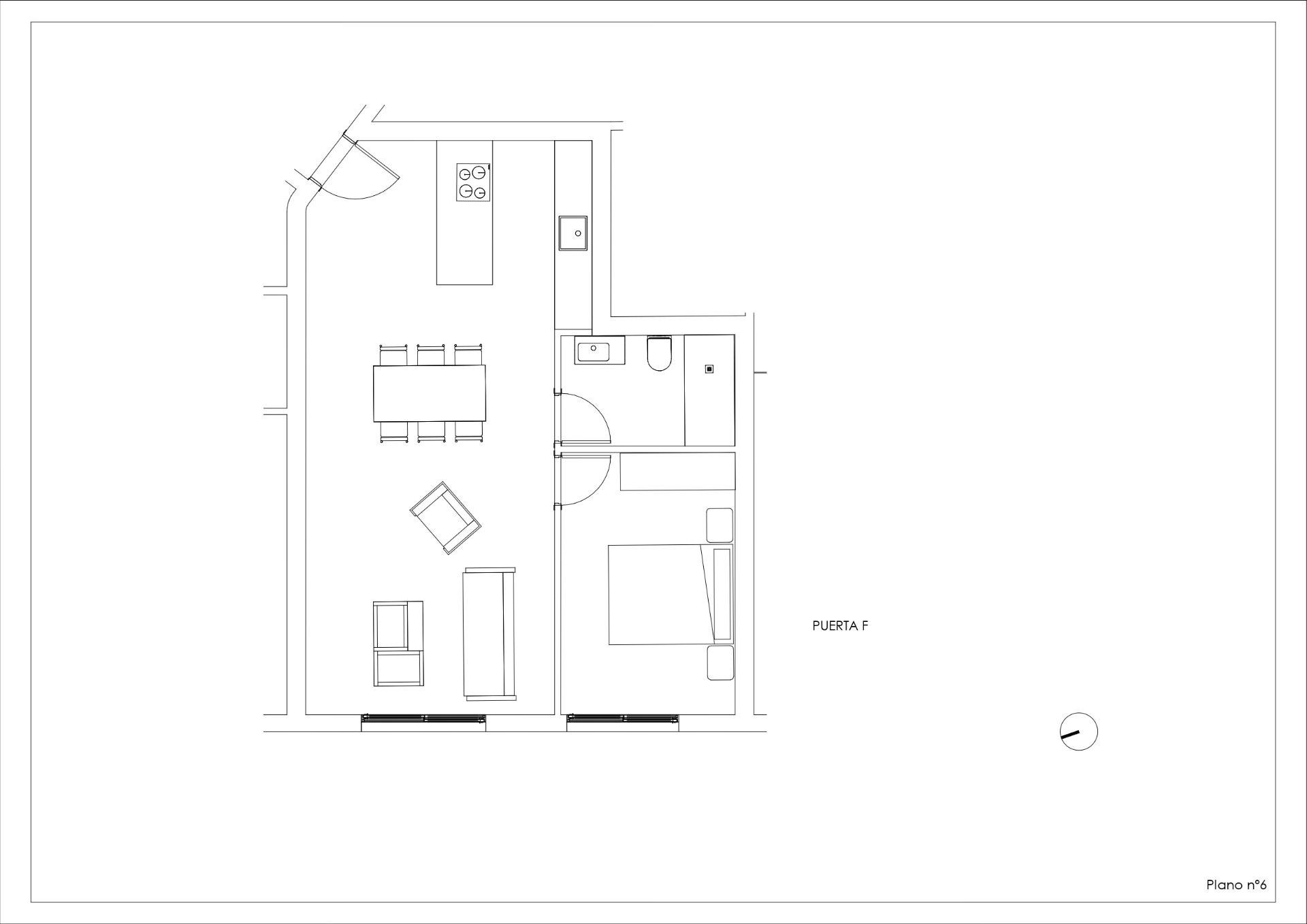 Lägenhet i Calpe, Alicante, Spanien 1 sovrum, 61 kvm. Nr. 111138