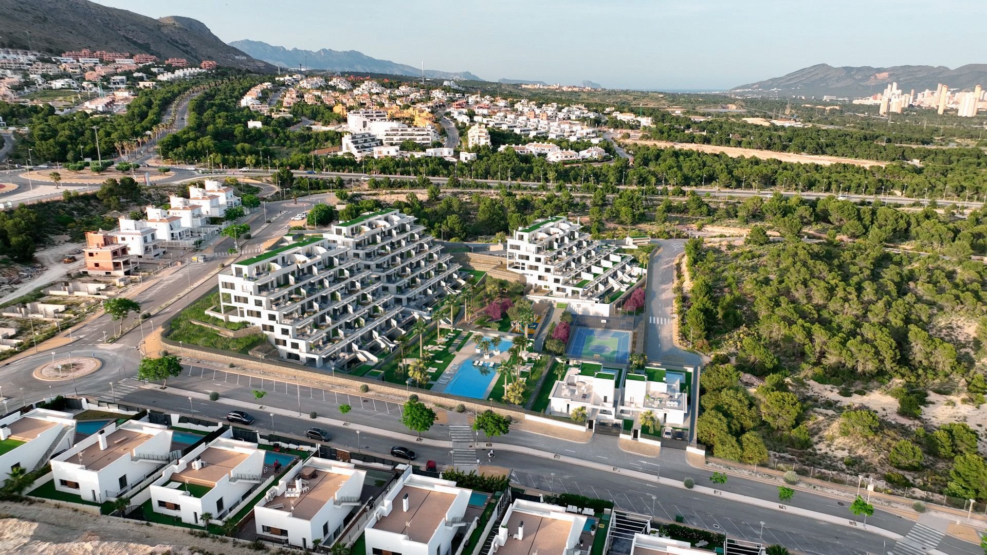 Huoneisto Finestrat, Alicante, Espanja 2 makuuhuonetta, 133 m2 No. 95514