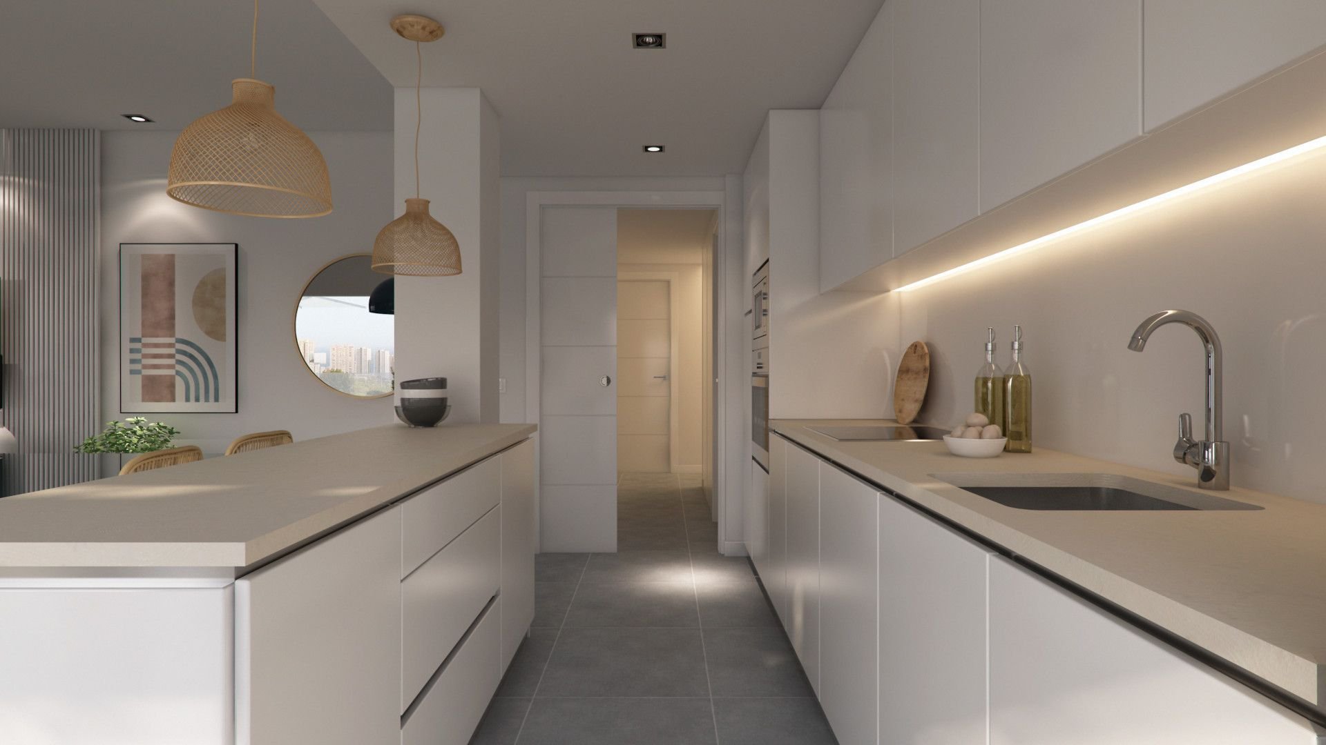 Huoneisto Finestrat, Alicante, Espanja 2 makuuhuonetta, 133 m2 No. 95514