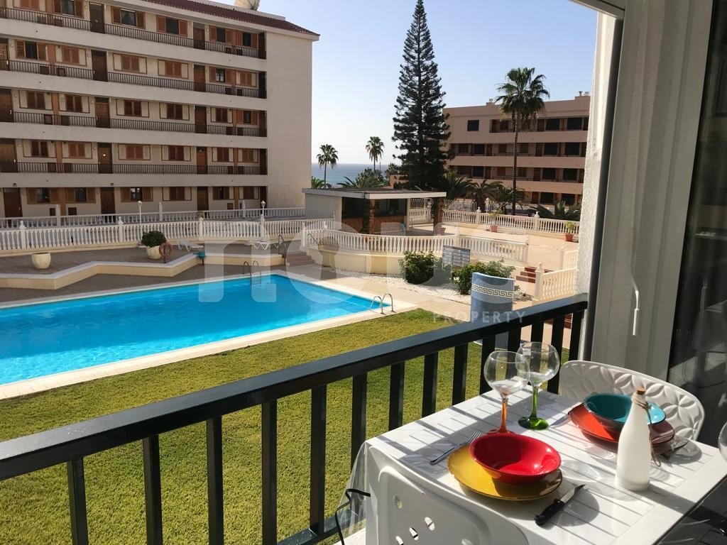 Lägenhet i Los Cristianos, Tenerife, Spanien 2 sovrum, 59 kvm. Nr. 113551