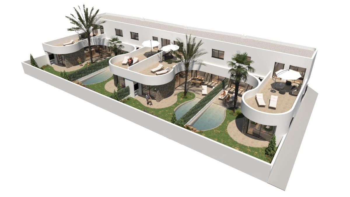 Hus i Almoradi, Alicante, Spanien 3 sovrum, 140 kvm. Nr. 98932