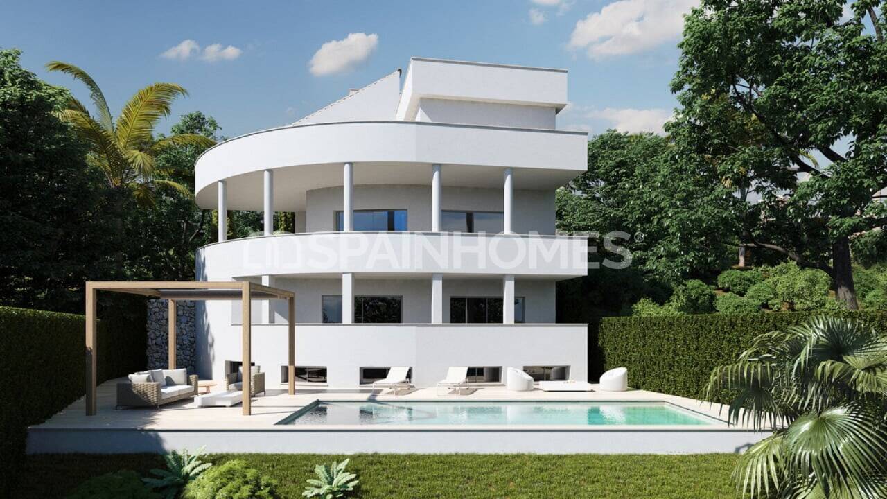 Villa i Benalmadena, Malaga, Spanien 5 sovrum, 694 kvm. Nr. 57483