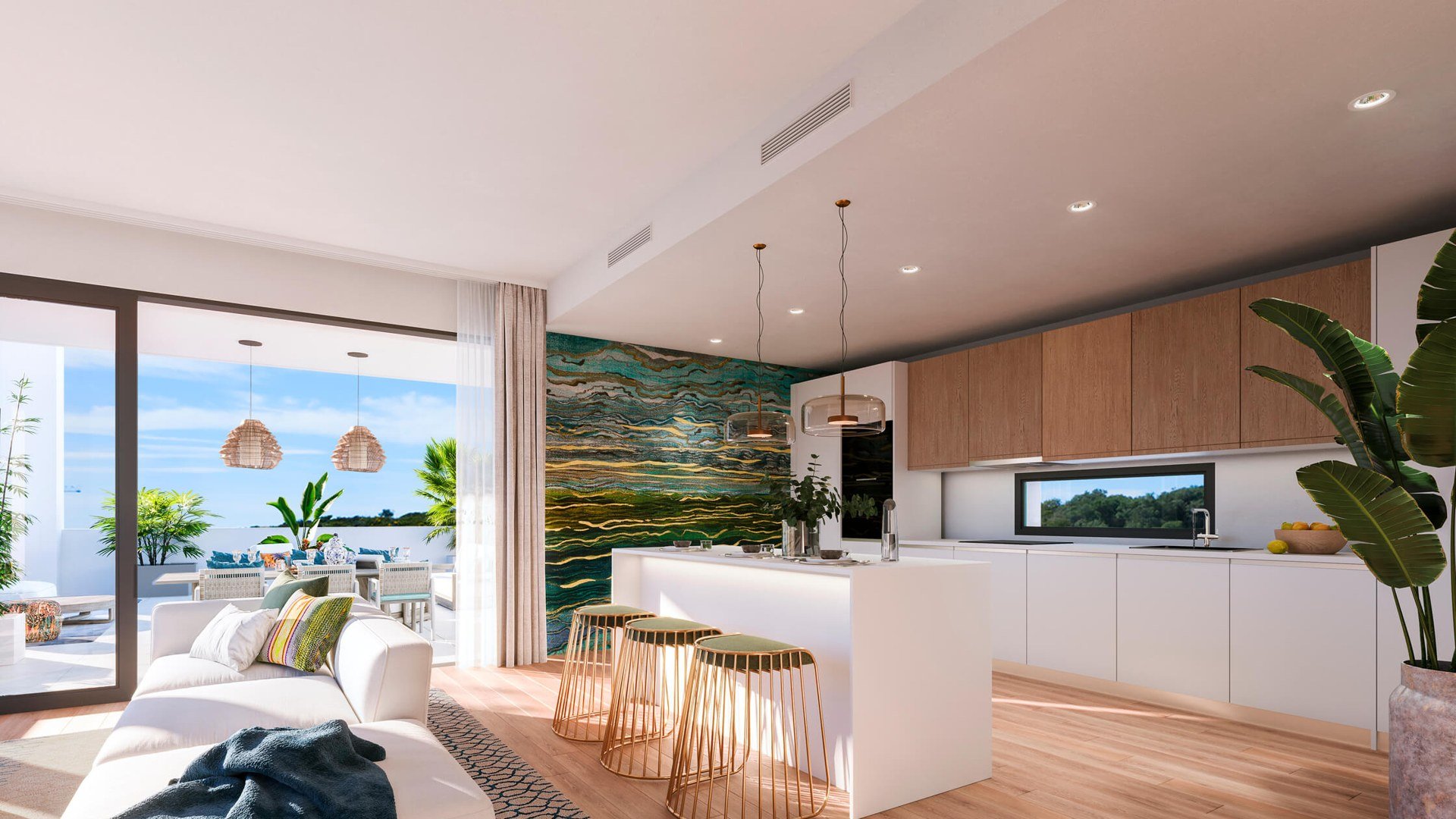 Квартира в LAS TERRAZAS DE CORTESIN BON AIR, Касарес, Малага, Испания 3 спальни, 147м2 №93363