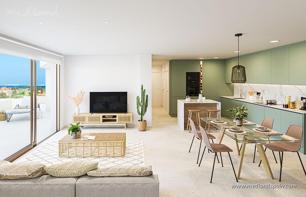 Apartament w Los Alcazares, Murcia, Hiszpania 2 sypialnie, 70 mkw. nr 108584