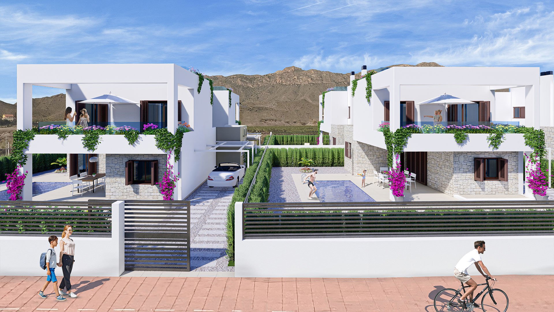 Villa i Pulpi, Almeria, Spanien 2 sovrum, 228 kvm. Nr. 83554