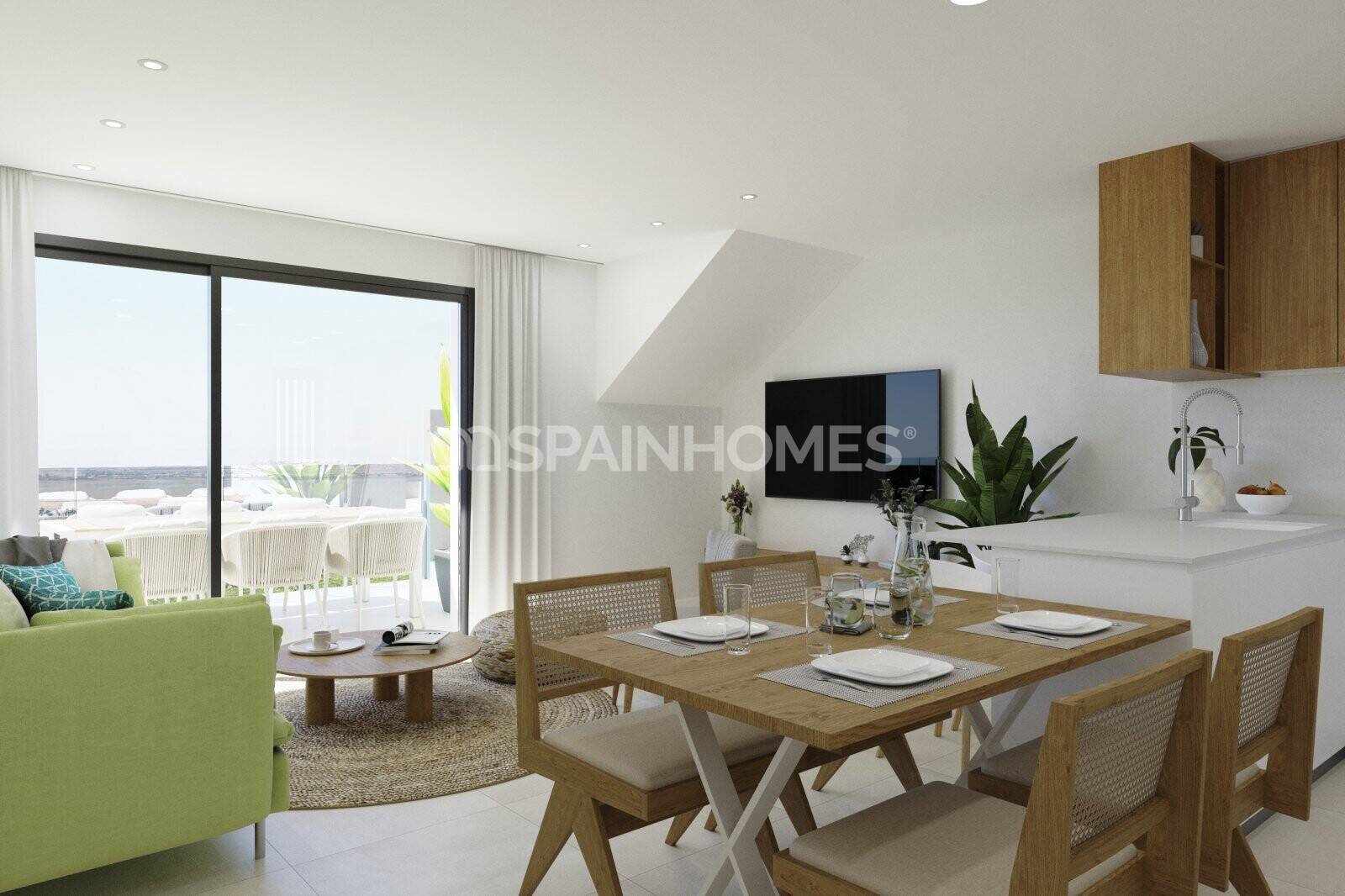 Takvåning i Torrevieja, Alicante, Spanien 2 sovrum, 77 kvm. Nr. 82298