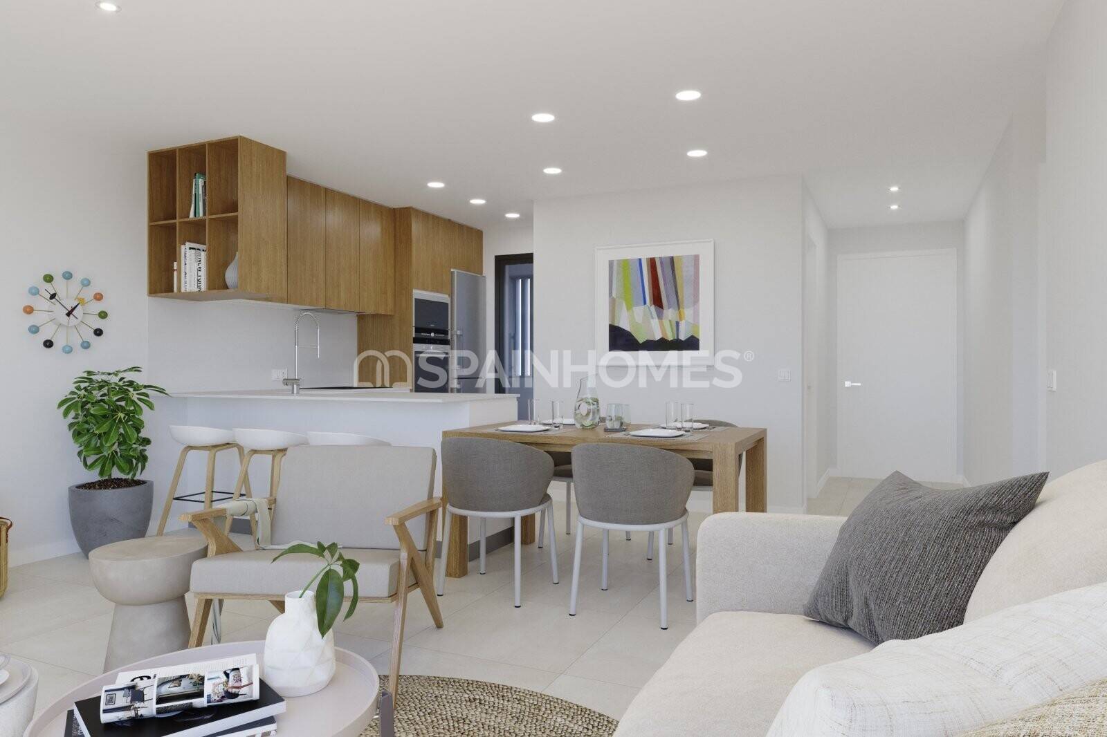 Takvåning i Torrevieja, Alicante, Spanien 2 sovrum, 77 kvm. Nr. 82298
