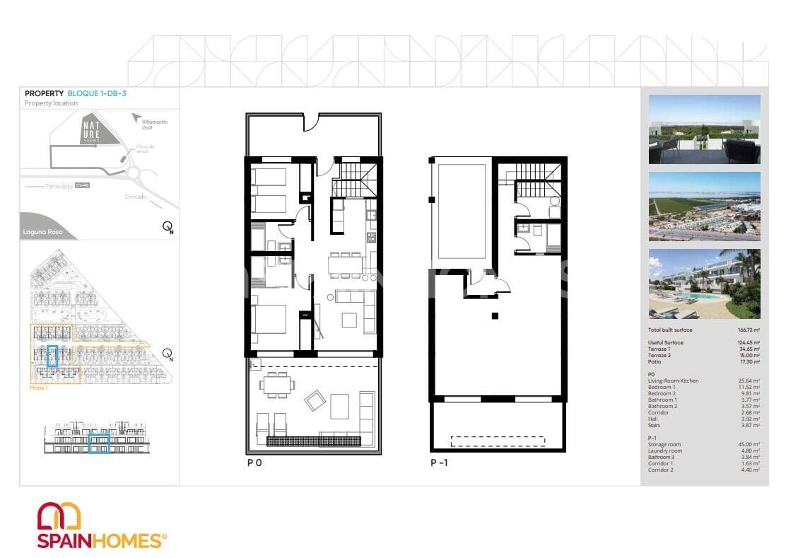 Takvåning i Torrevieja, Alicante, Spanien 2 sovrum, 77 kvm. Nr. 82298