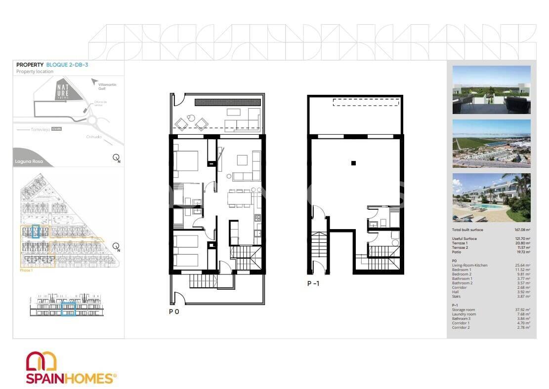 Takvåning i Torrevieja, Alicante, Spanien 2 sovrum, 77 kvm. Nr. 82298
