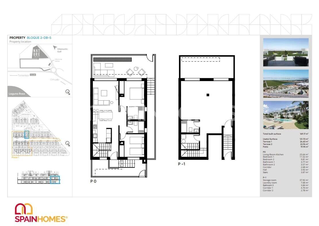 Takvåning i Torrevieja, Alicante, Spanien 2 sovrum, 77 kvm. Nr. 82298
