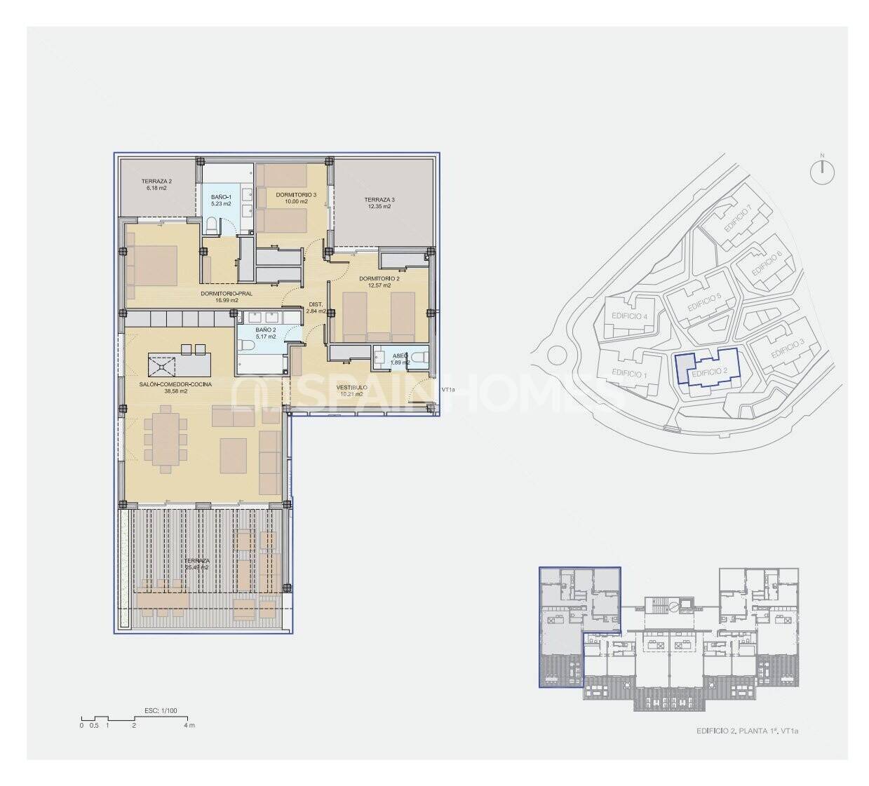 Wohnung in Casares, Malaga, Spanien 2 Schlafzimmer, 64 m2 Nr. 50497