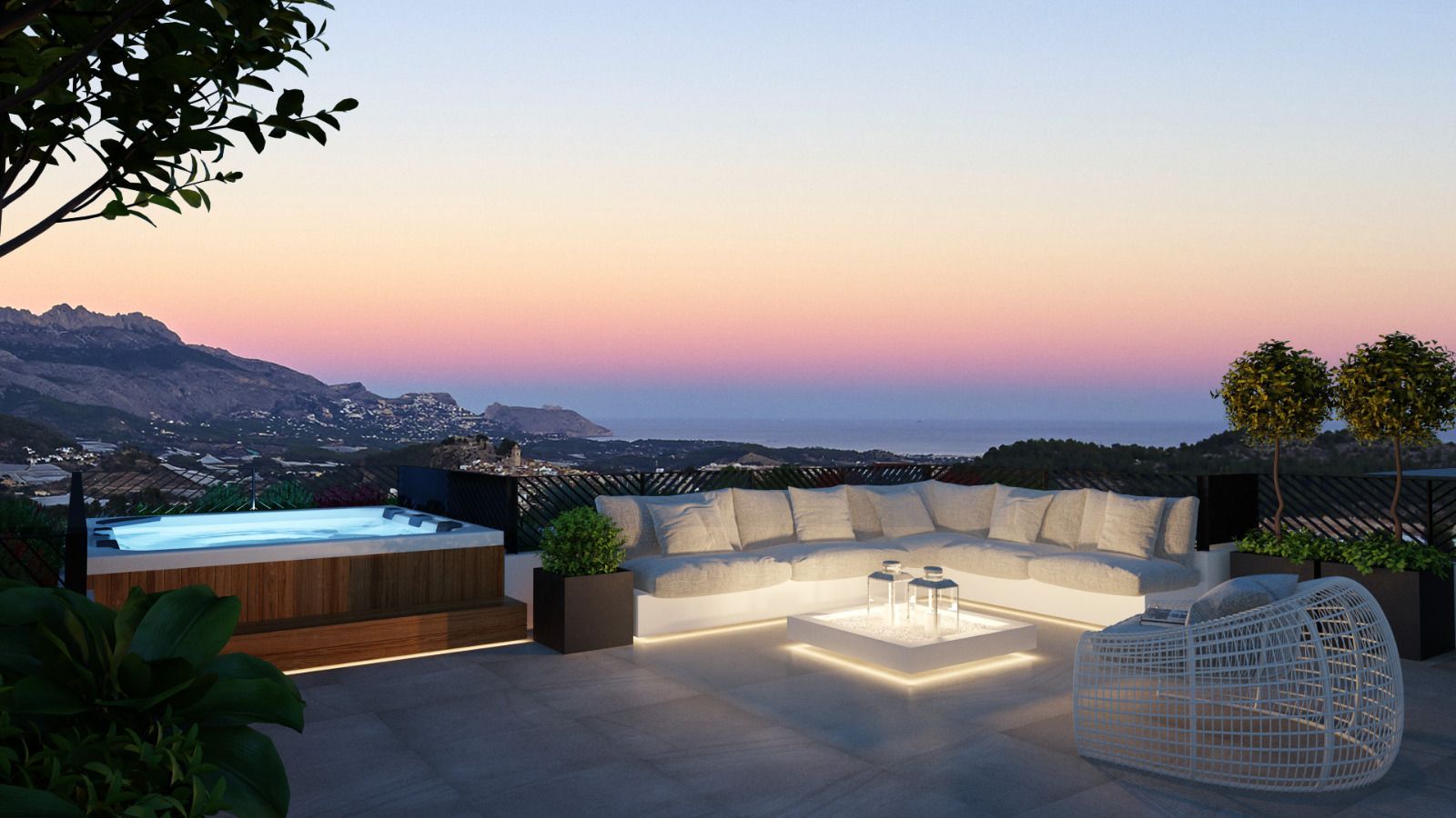 House in Polop, Alicante, Spain 3 bedrooms, 210 sq.m. No. 95501