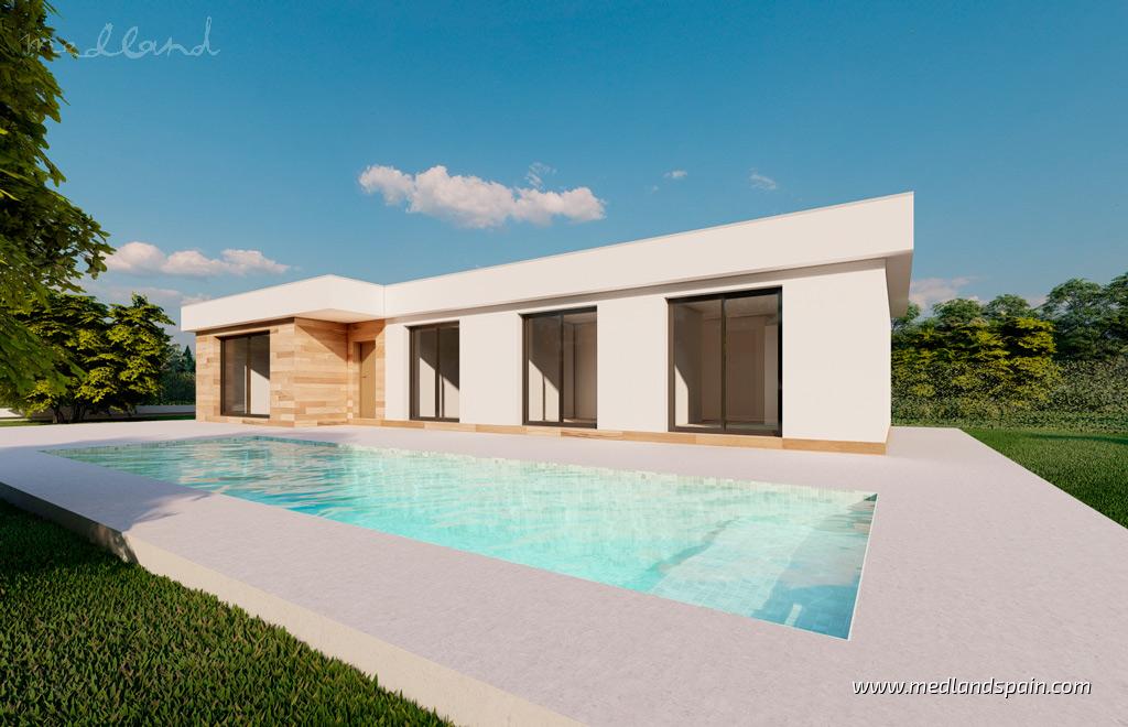 Villa i Murcia, Spanien 3 sovrum, 104 kvm. Nr. 60149