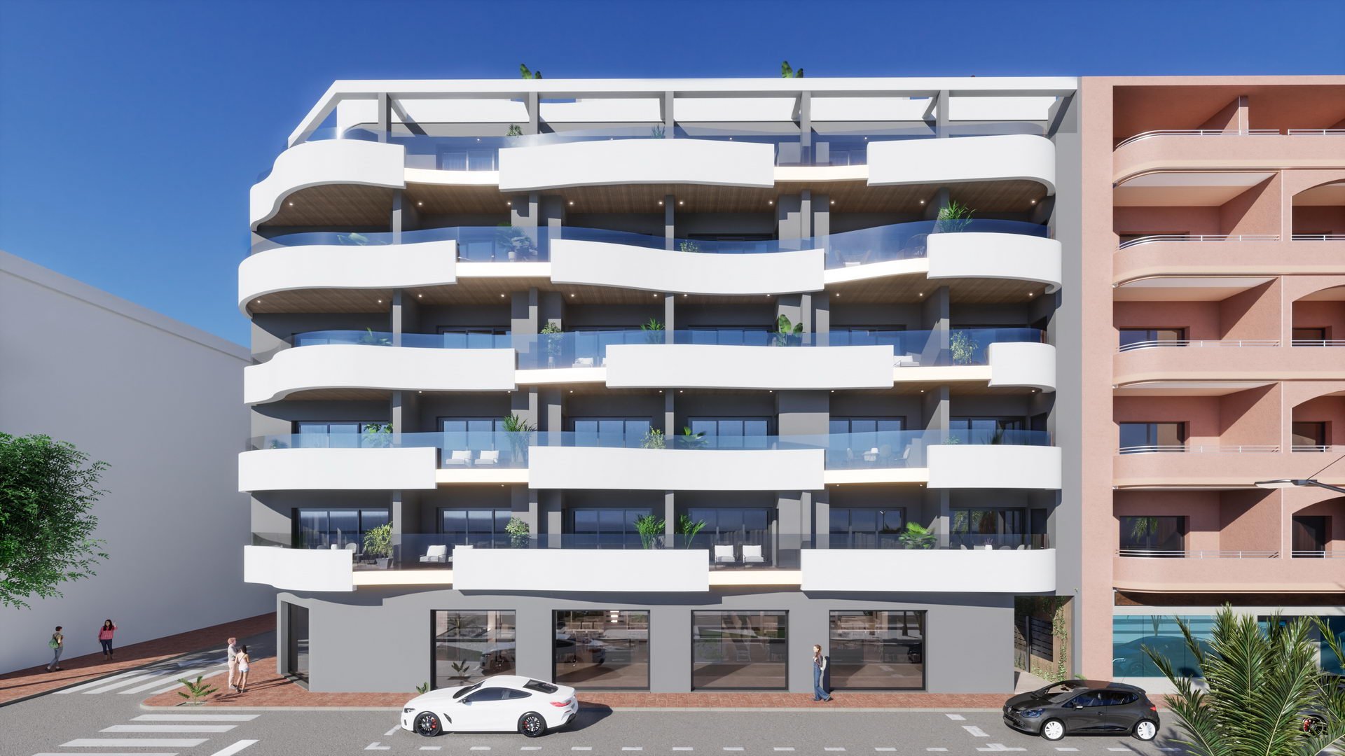 Huoneisto Kasia V, Torrevieja, Alicante, Espanja 2 makuuhuonetta, 53.1 m2 No. 91778