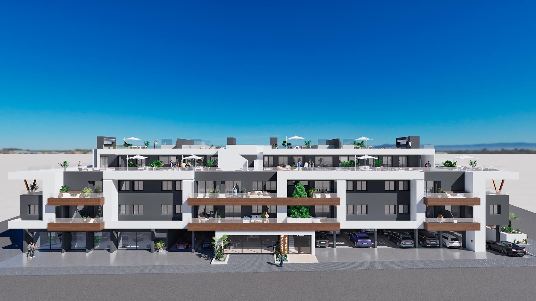 Apartment à Benijofar, Alicante, Espagne 3 chambres, 100 m2 No. 94279