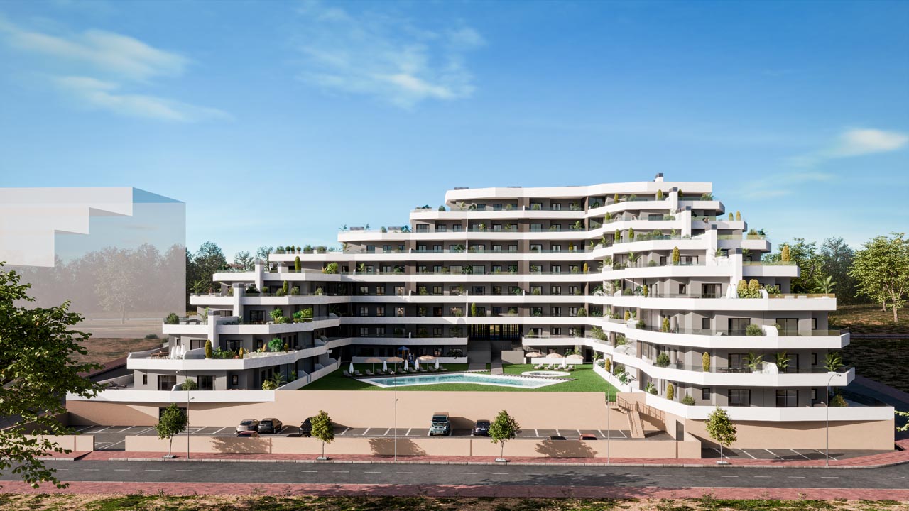 Apartament w San Miguel de Salinas, Alicante, Hiszpania 2 sypialnie, 66 mkw. nr 113609