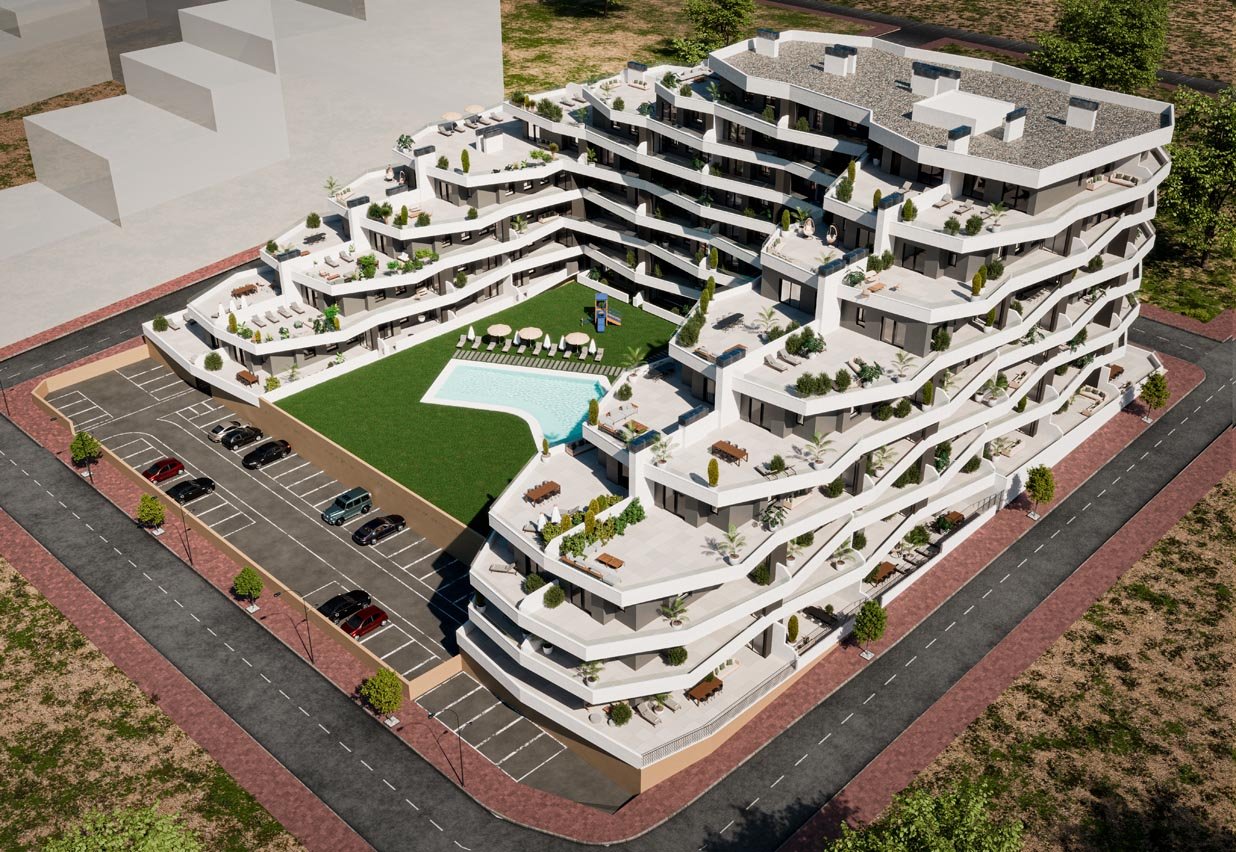 Apartament w San Miguel de Salinas, Alicante, Hiszpania 2 sypialnie, 66 mkw. nr 113609