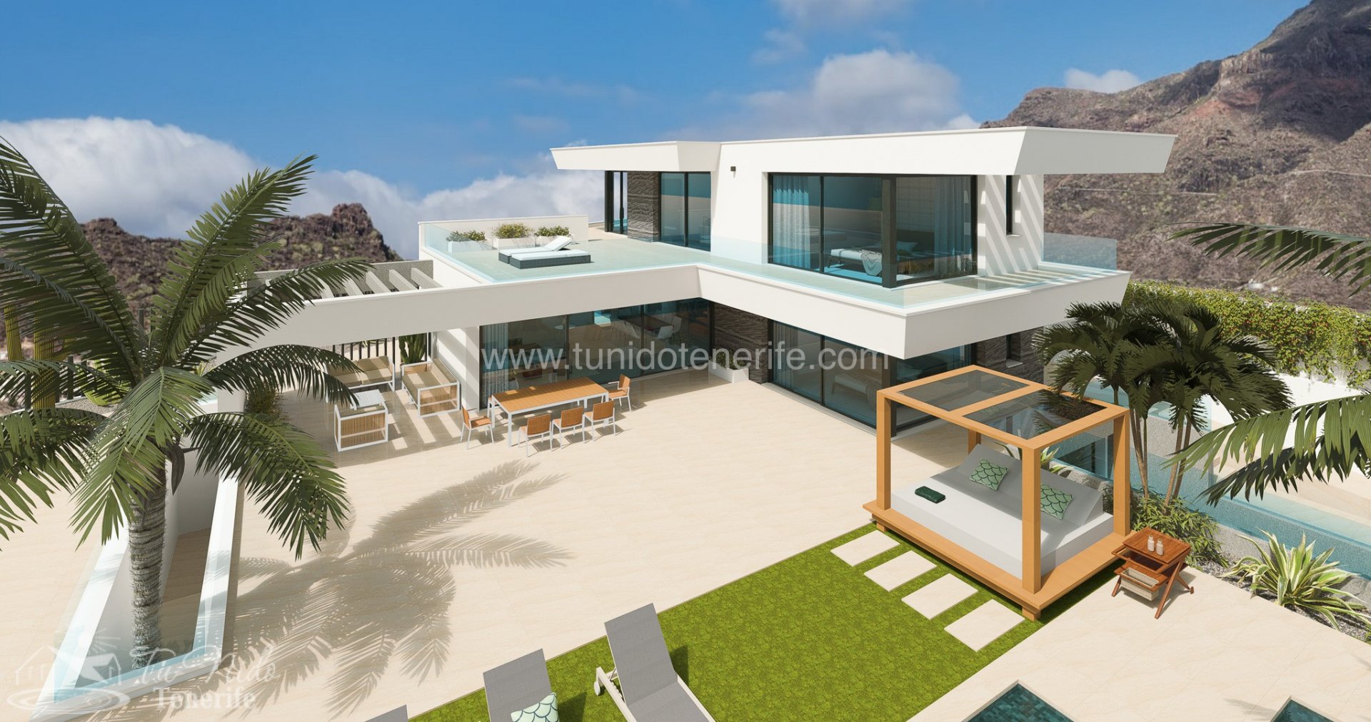 Huvila Torviscas, Tenerife, Espanja 3 makuuhuonetta, 763 m2 No. 86874