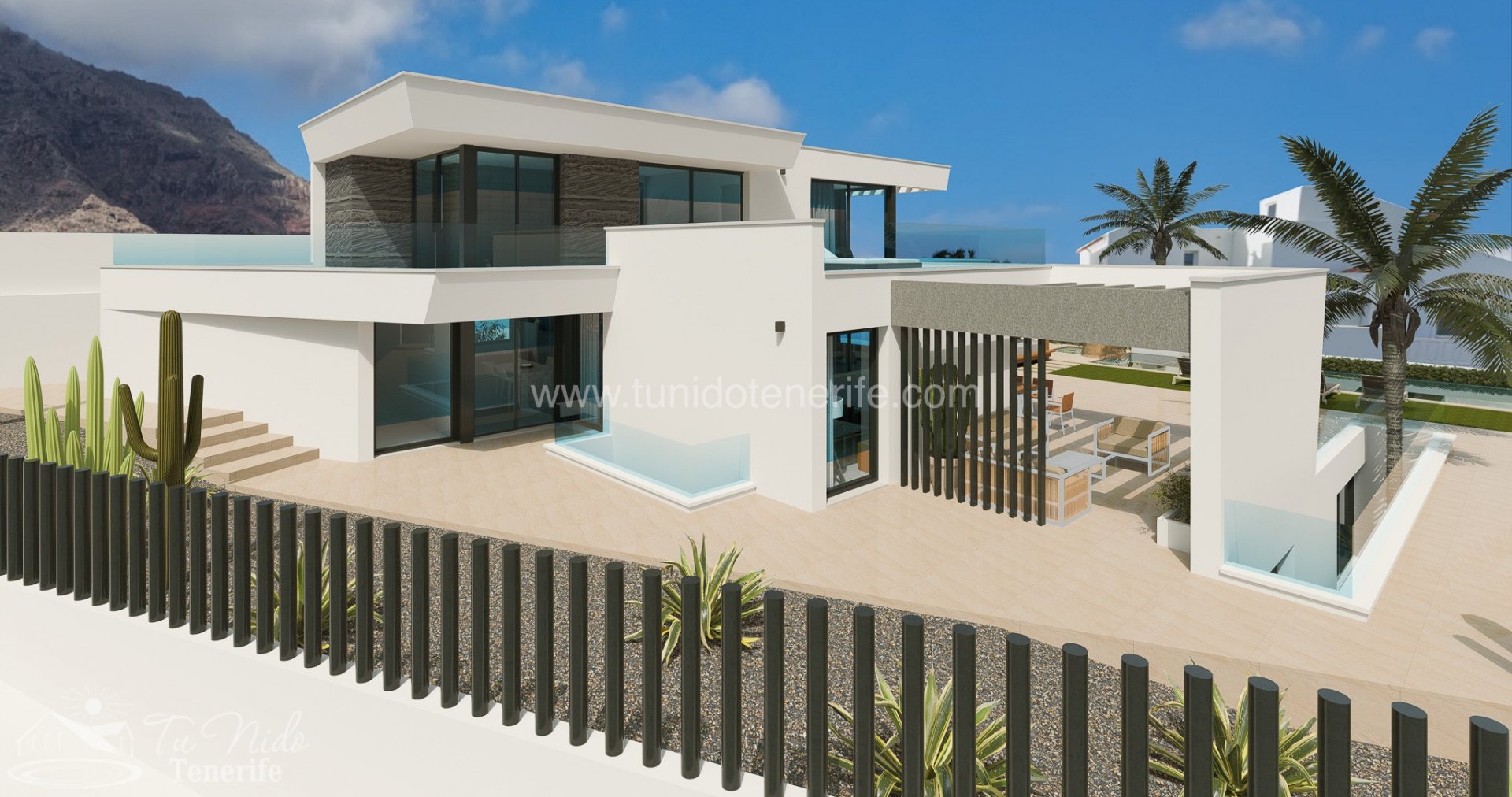 Huvila Torviscas, Tenerife, Espanja 3 makuuhuonetta, 763 m2 No. 86874