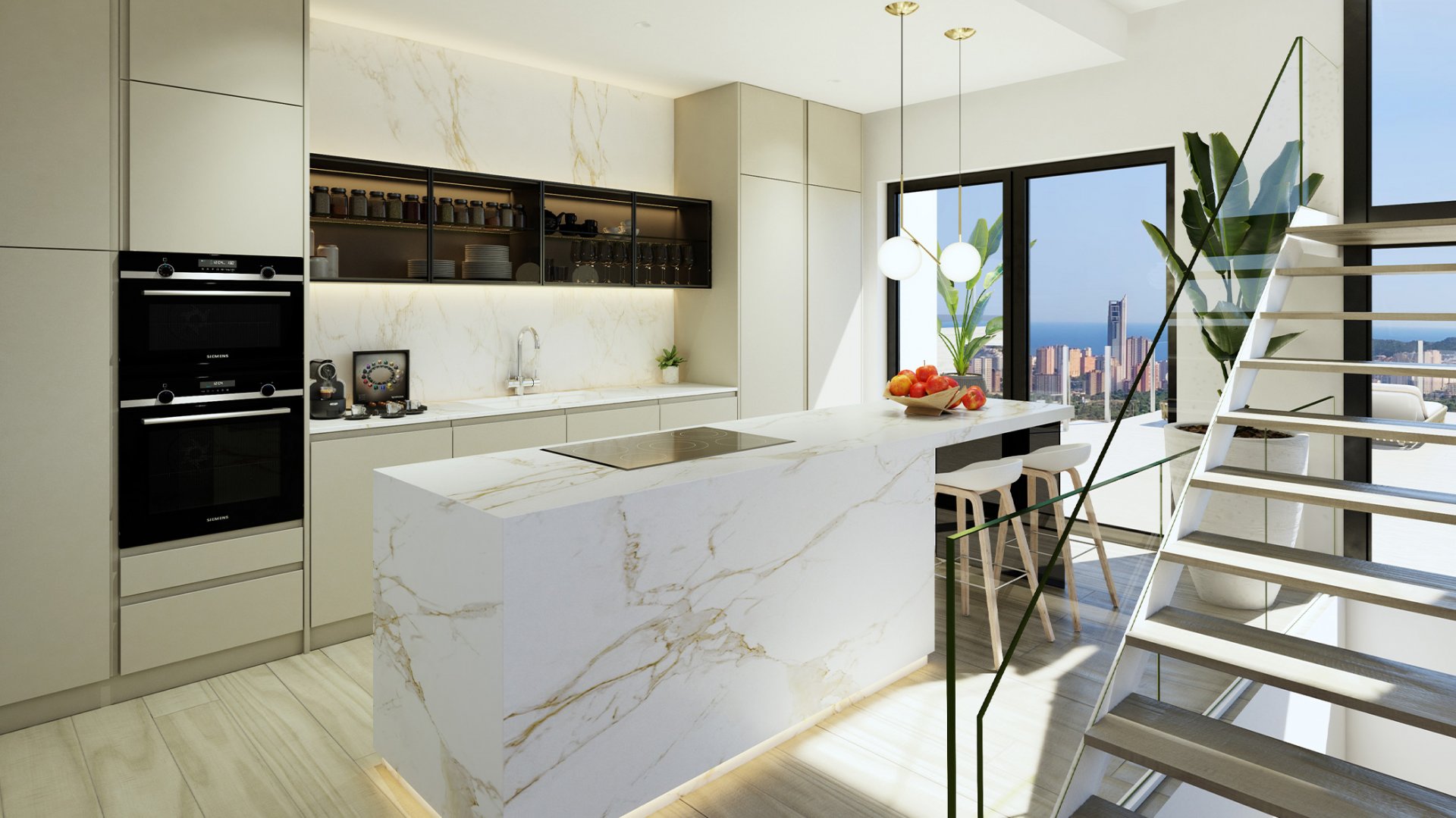 Villa a Finestrat, Alicante, Spagna 4 camere da letto, 486 mq. N° 110858