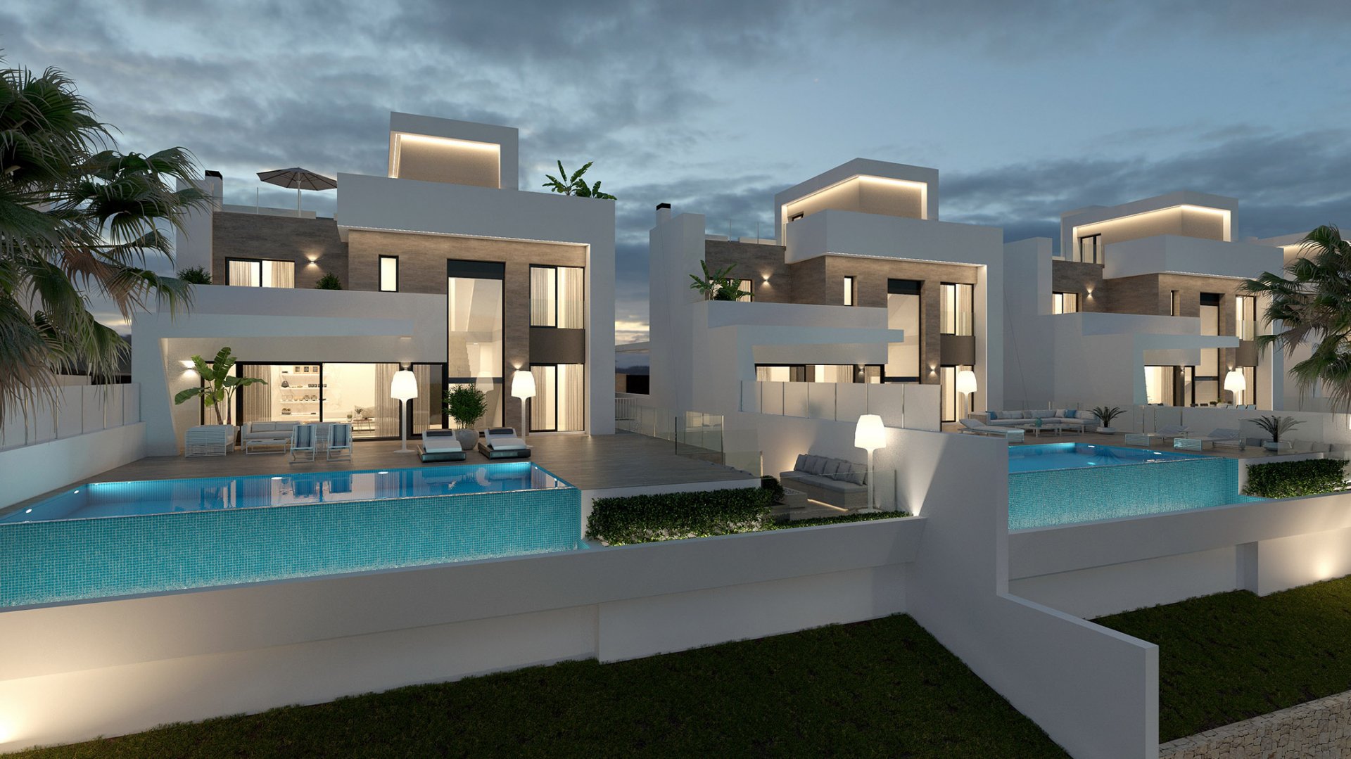 Villa a Finestrat, Alicante, Spagna 4 camere da letto, 486 mq. N° 110858