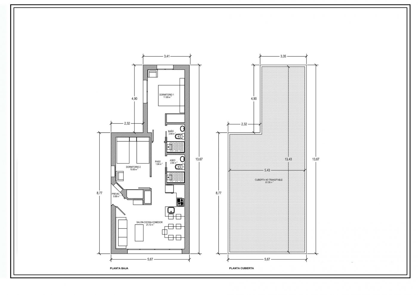 Villa in Alicante, Spain 2 bedrooms, 66 sq.m. No. 103572
