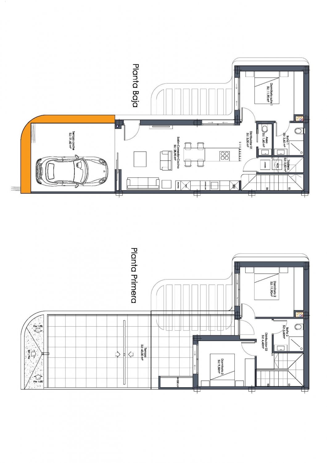Villa en Los Alcázares, Murcia, España 3 dormitorios, 141 m2 No. 103465