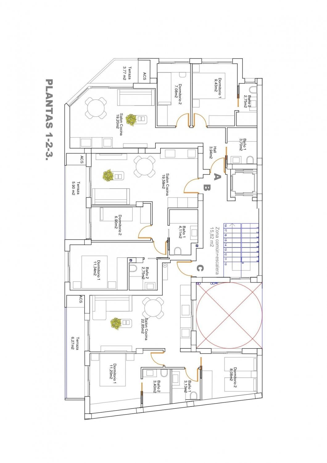 Dzīvoklis Guardamar del Segura, Alicante, Spānijā 2 istabas, 65 m2 Nr. 113147
