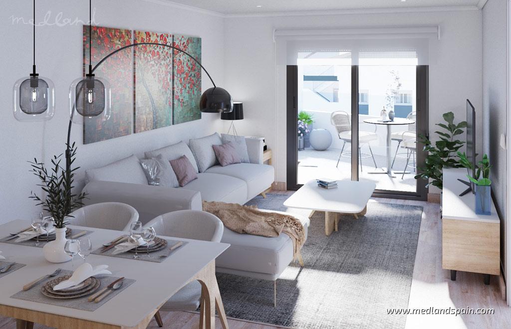 Apartment in Los Altos, Alicante, Spain 2 bedrooms, 96.8 sq.m. No. 108477