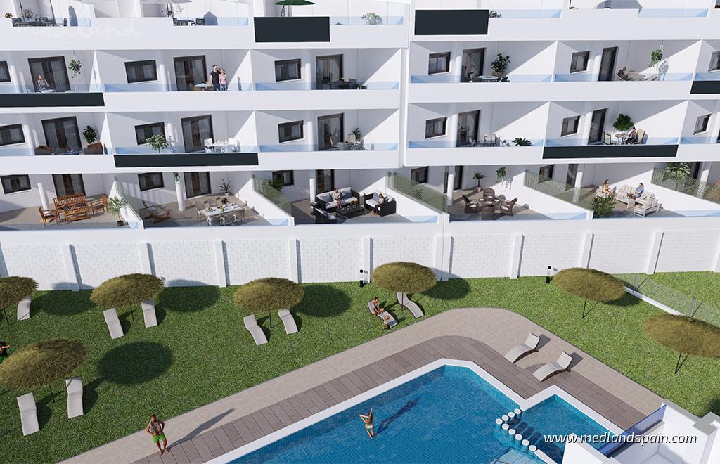 Apartment in Los Altos, Alicante, Spain 2 bedrooms, 96.8 sq.m. No. 108477