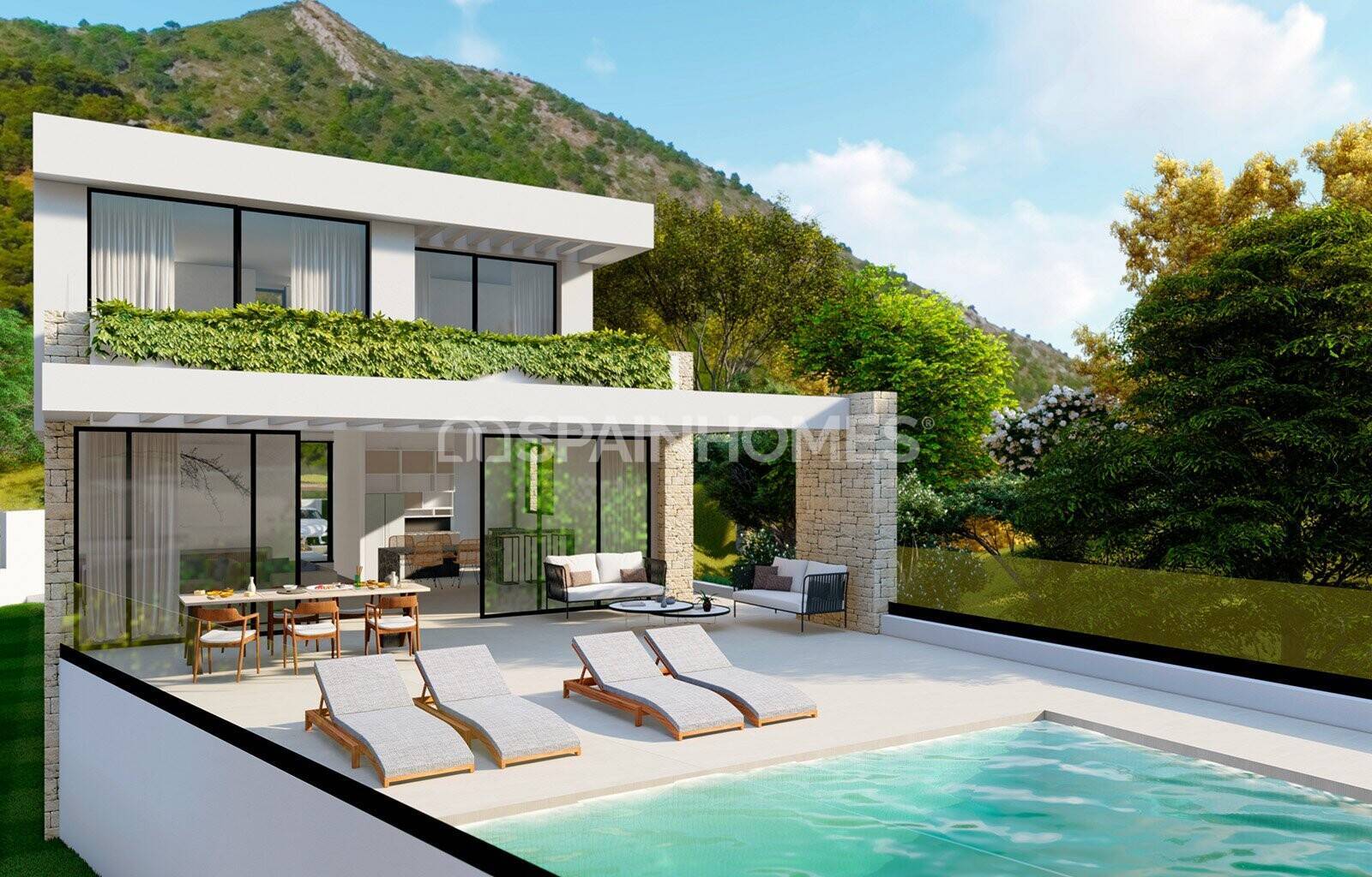 Villa in Mijas, Malaga, Spanien 4 Schlafzimmer, 234 m2 Nr. 62559