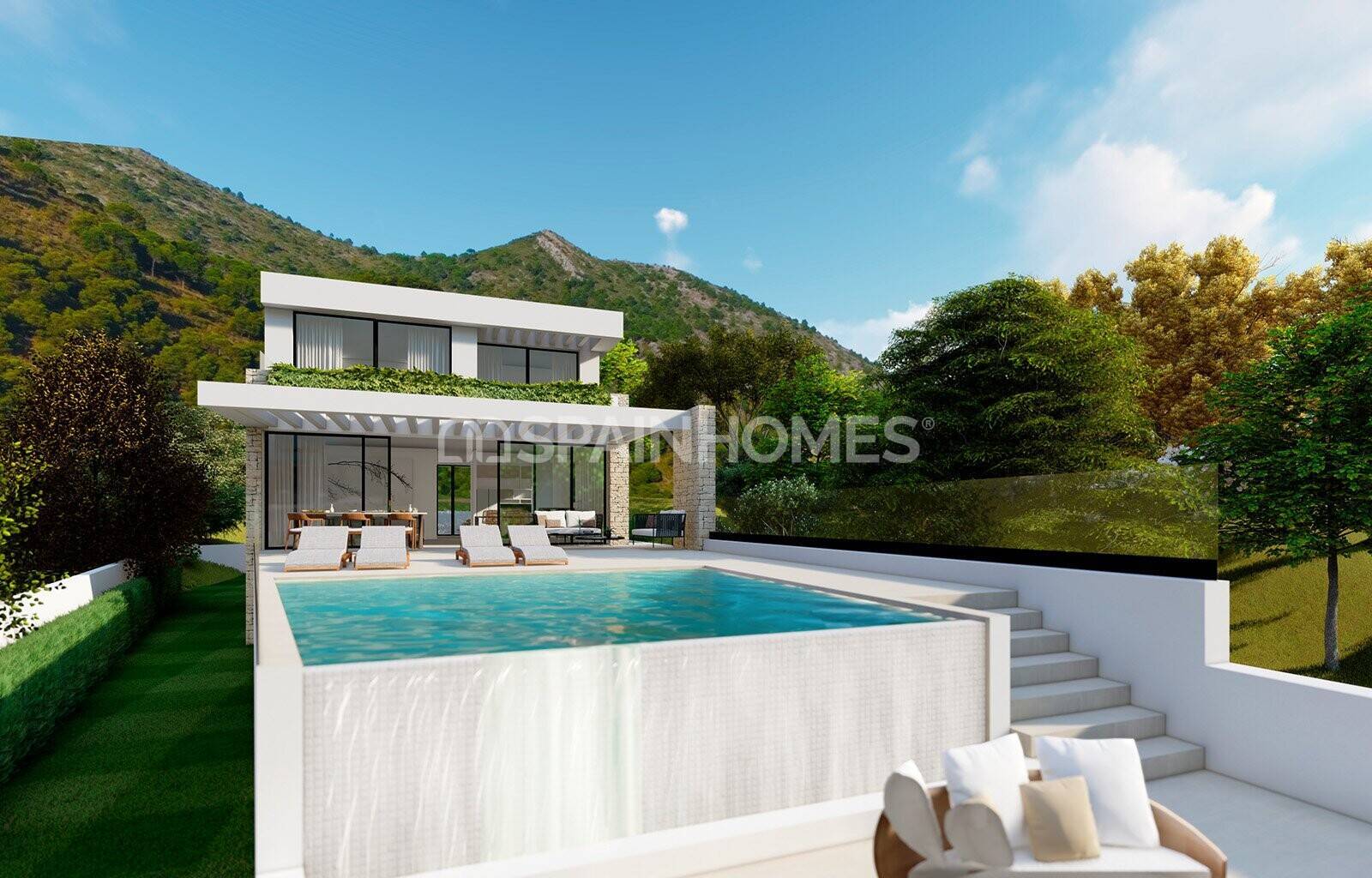 Villa in Mijas, Malaga, Spanien 4 Schlafzimmer, 234 m2 Nr. 62559