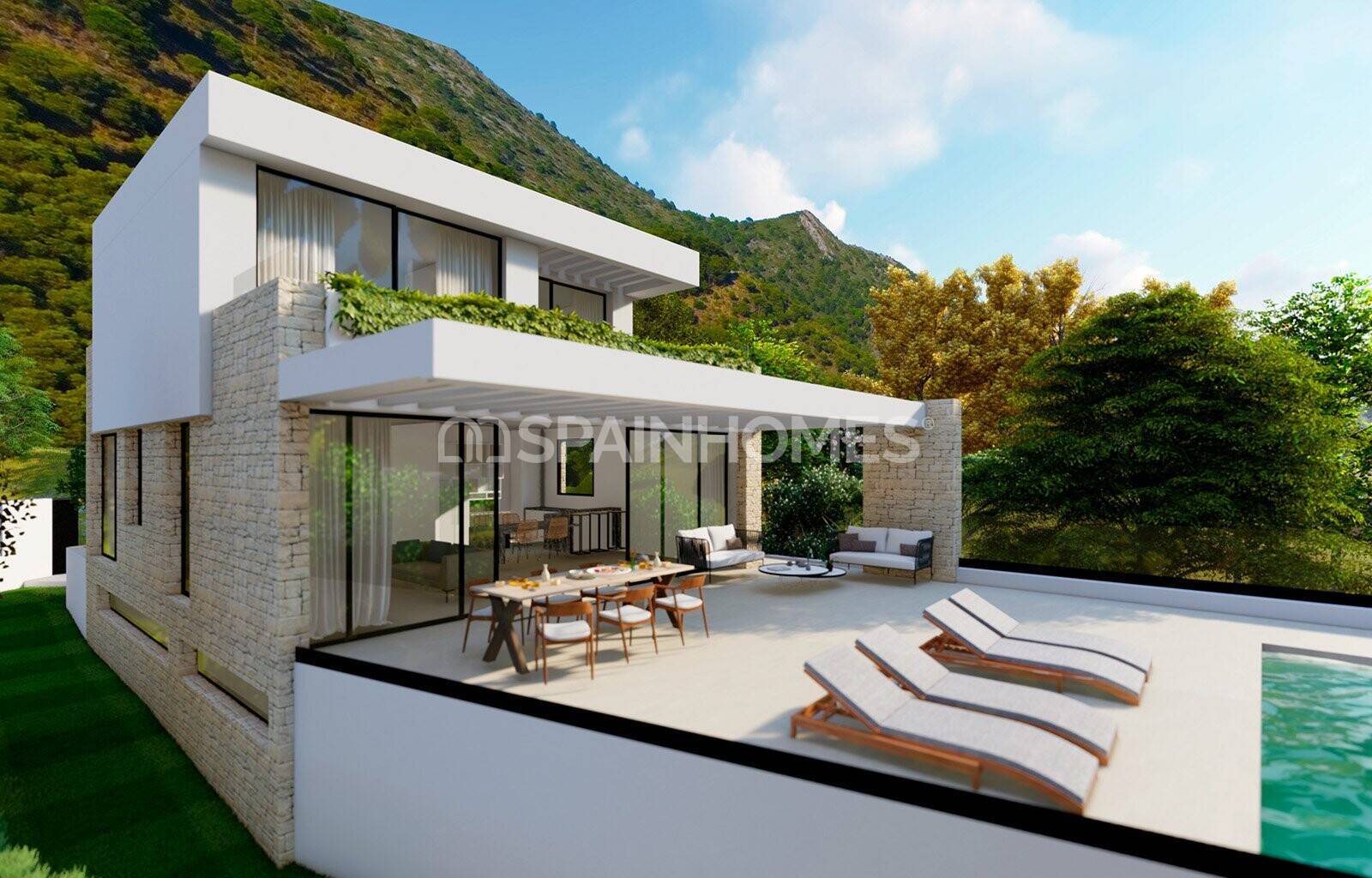 Villa in Mijas, Malaga, Spanien 4 Schlafzimmer, 234 m2 Nr. 62559