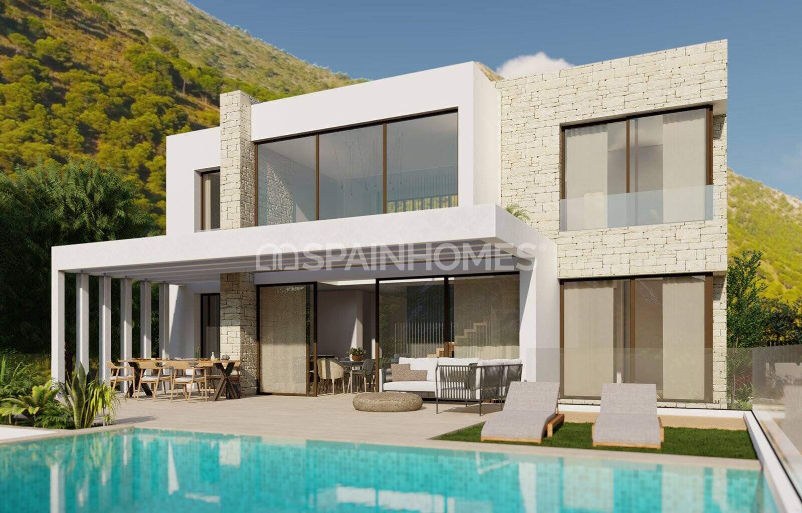 Villa in Mijas, Malaga, Spanien 4 Schlafzimmer, 234 m2 Nr. 62559