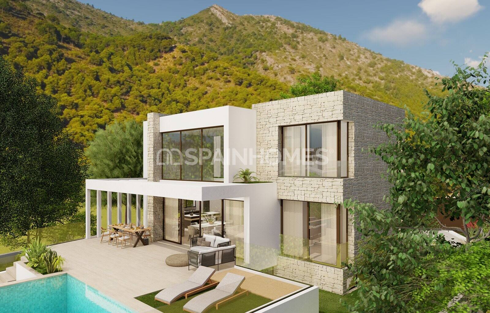 Villa in Mijas, Malaga, Spanien 4 Schlafzimmer, 234 m2 Nr. 62559