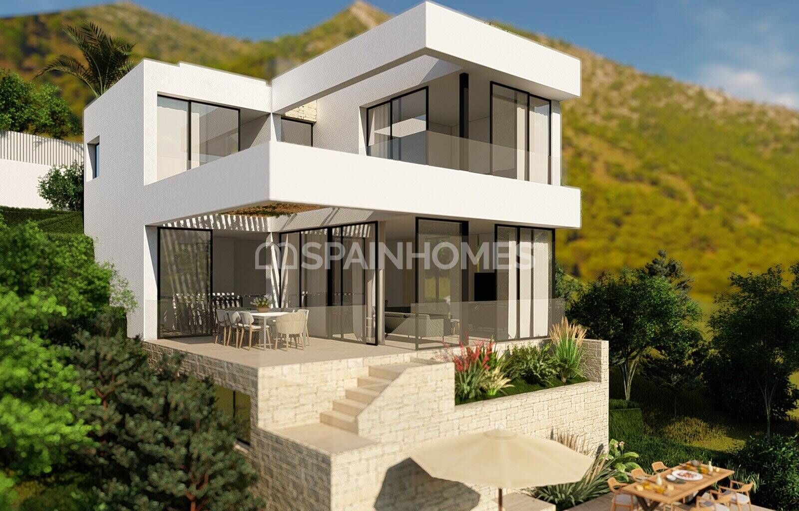 Villa in Mijas, Malaga, Spanien 4 Schlafzimmer, 234 m2 Nr. 62559