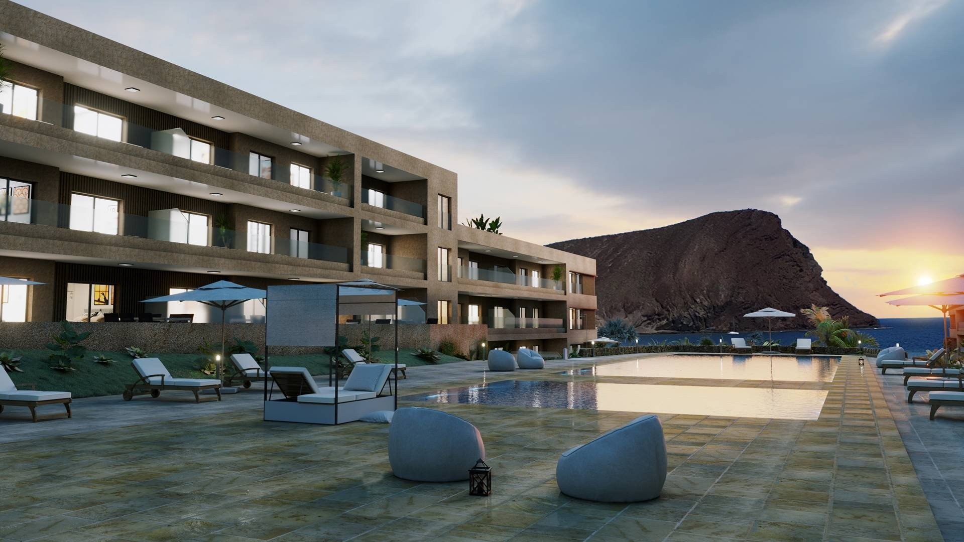 Apartment in Sotavento Suites, Santa Cruz de Tenerife, Tenerife, Spain 2 bedrooms, 121.28 sq.m. No. 89276