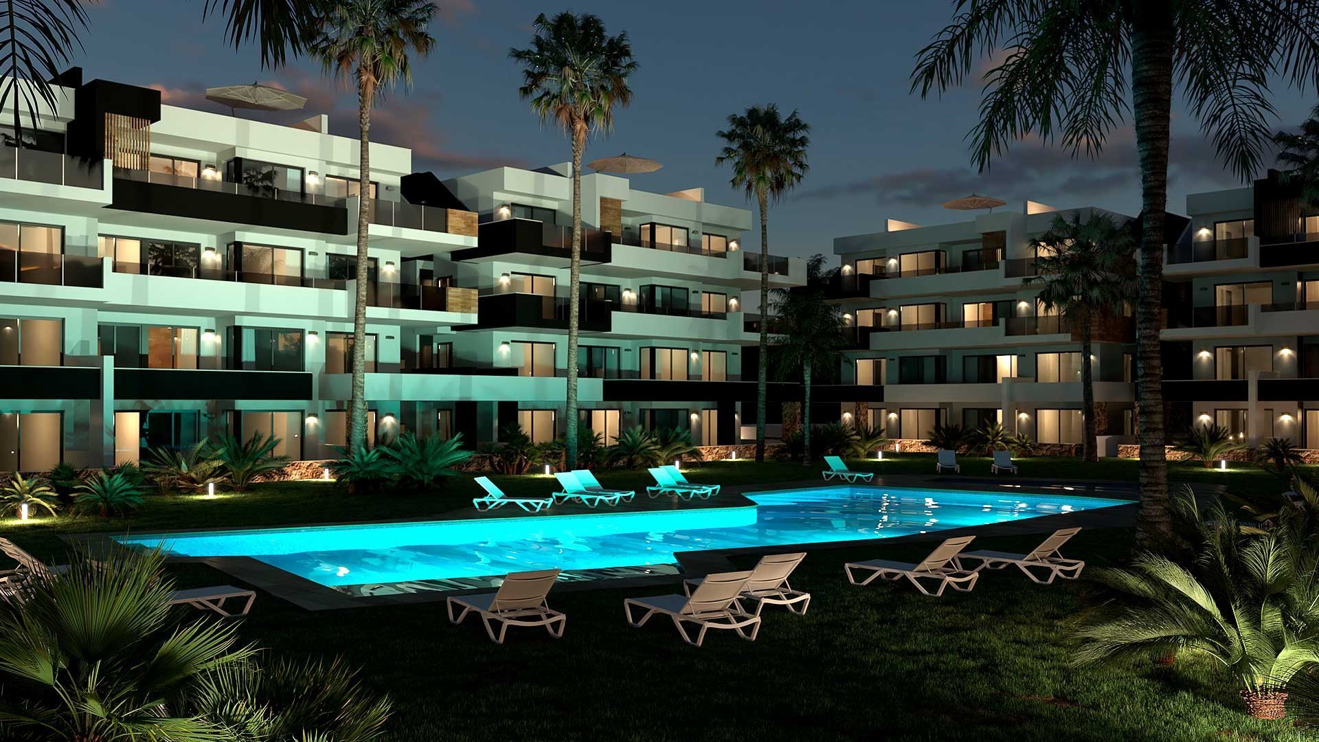 Квартира в Amanecer XI, Ориуэла, Аликанте, Испания 2 спальни, 75.88м2 №106244