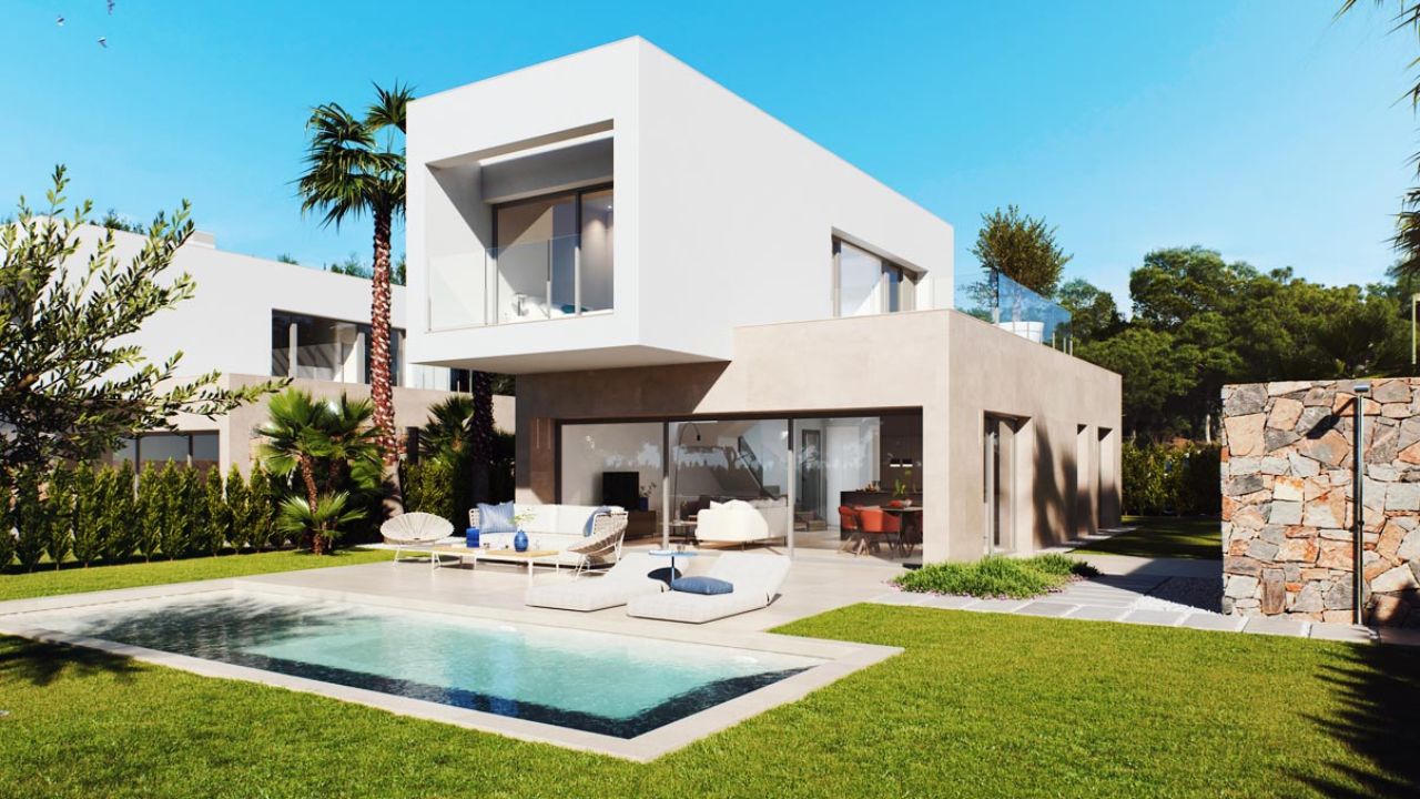 Villa i Lima Villas, Alicante, Spanien 3 sovrum, 129 kvm. Nr. 106249