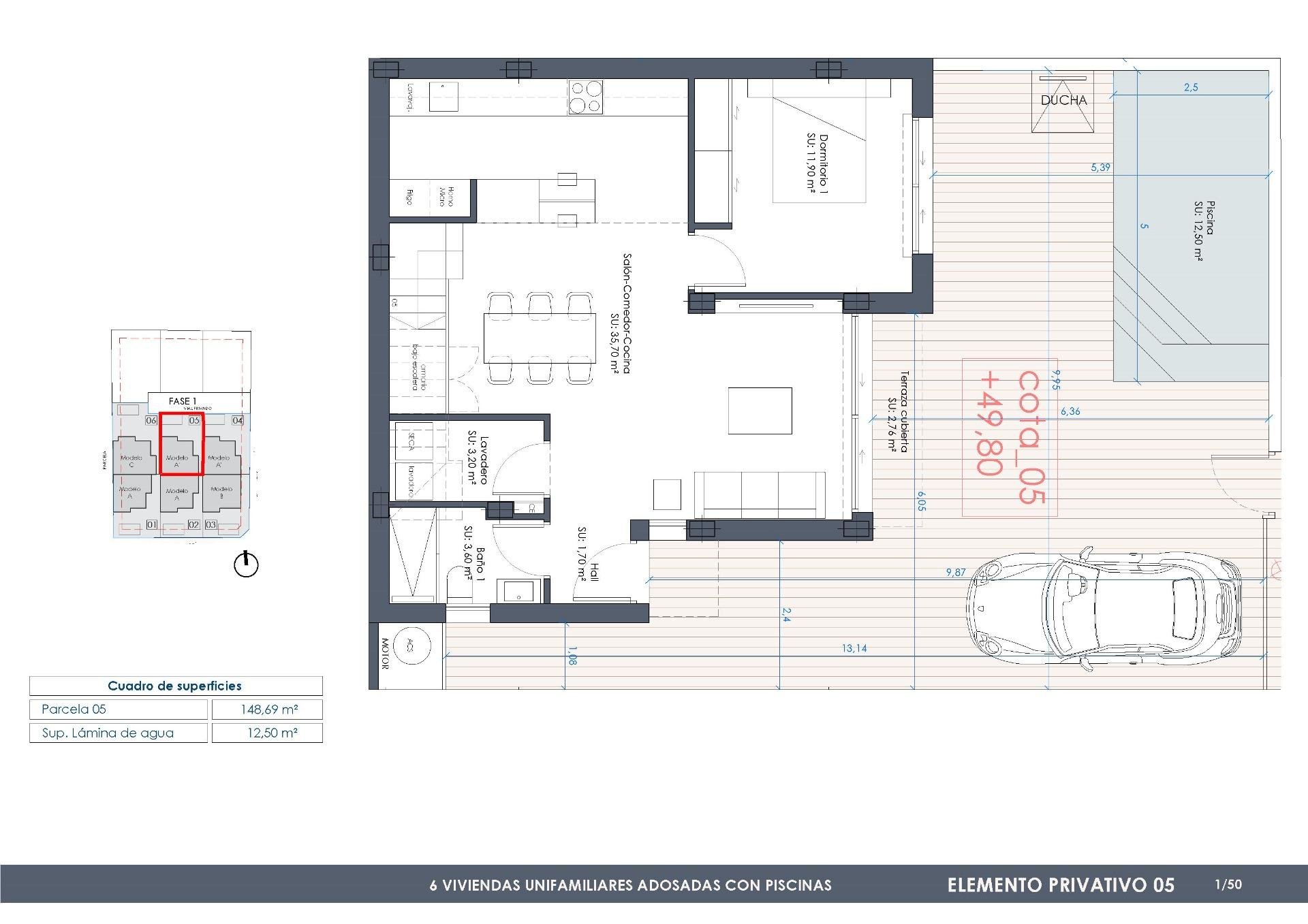 Villa i Benijofar, Alicante, Spanien 3 sovrum, 138 kvm. Nr. 111212