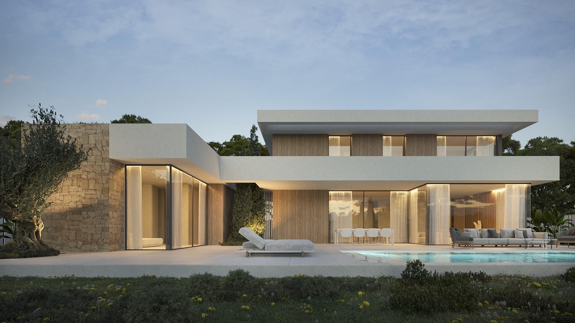 Villa in Moraira, Alicante, Spain 6 bedrooms, 395 sq.m. No. 111199