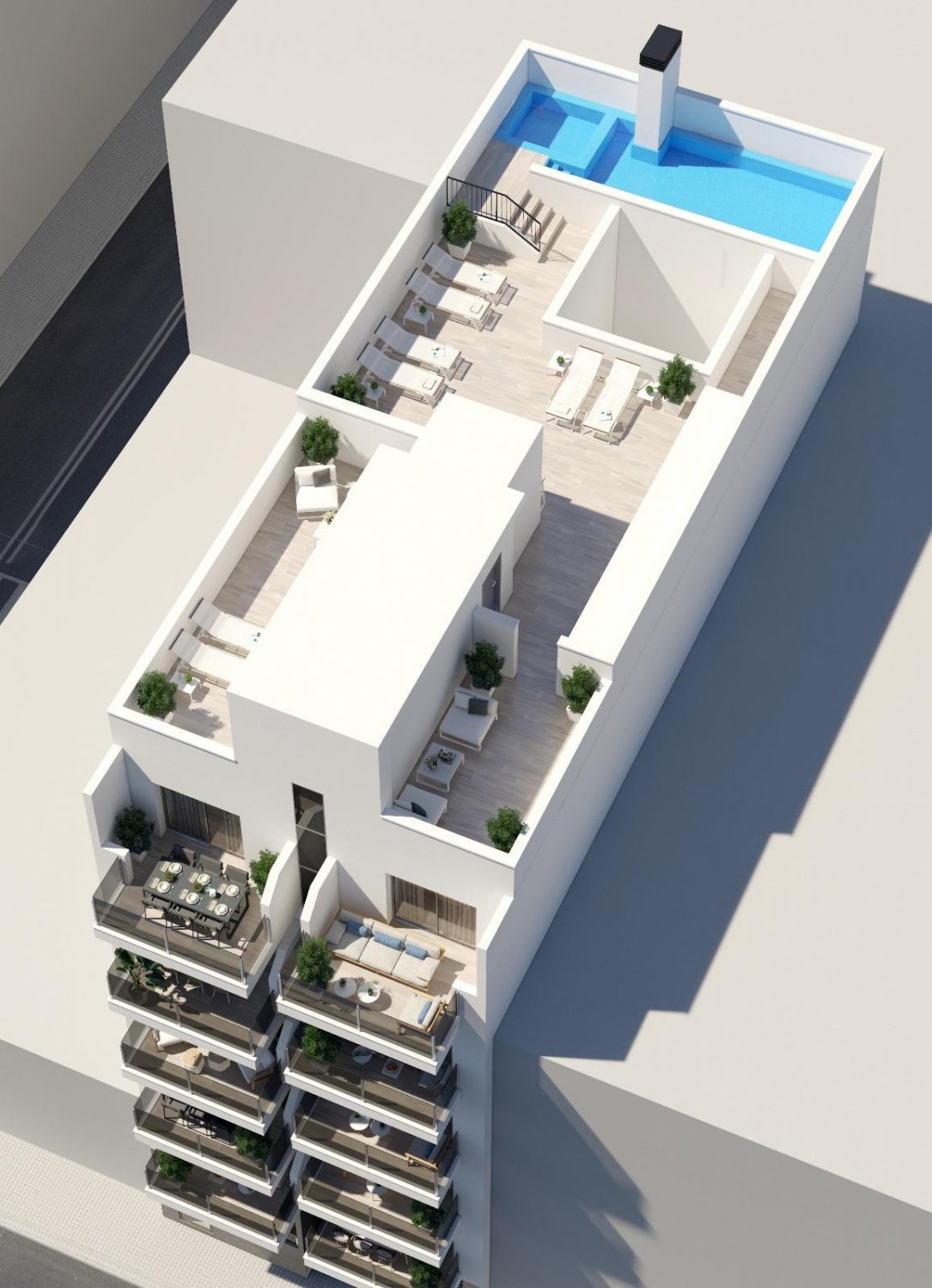 Lägenhet i Torrevieja, Alicante, Spanien 3 sovrum, 96 kvm. Nr. 112746